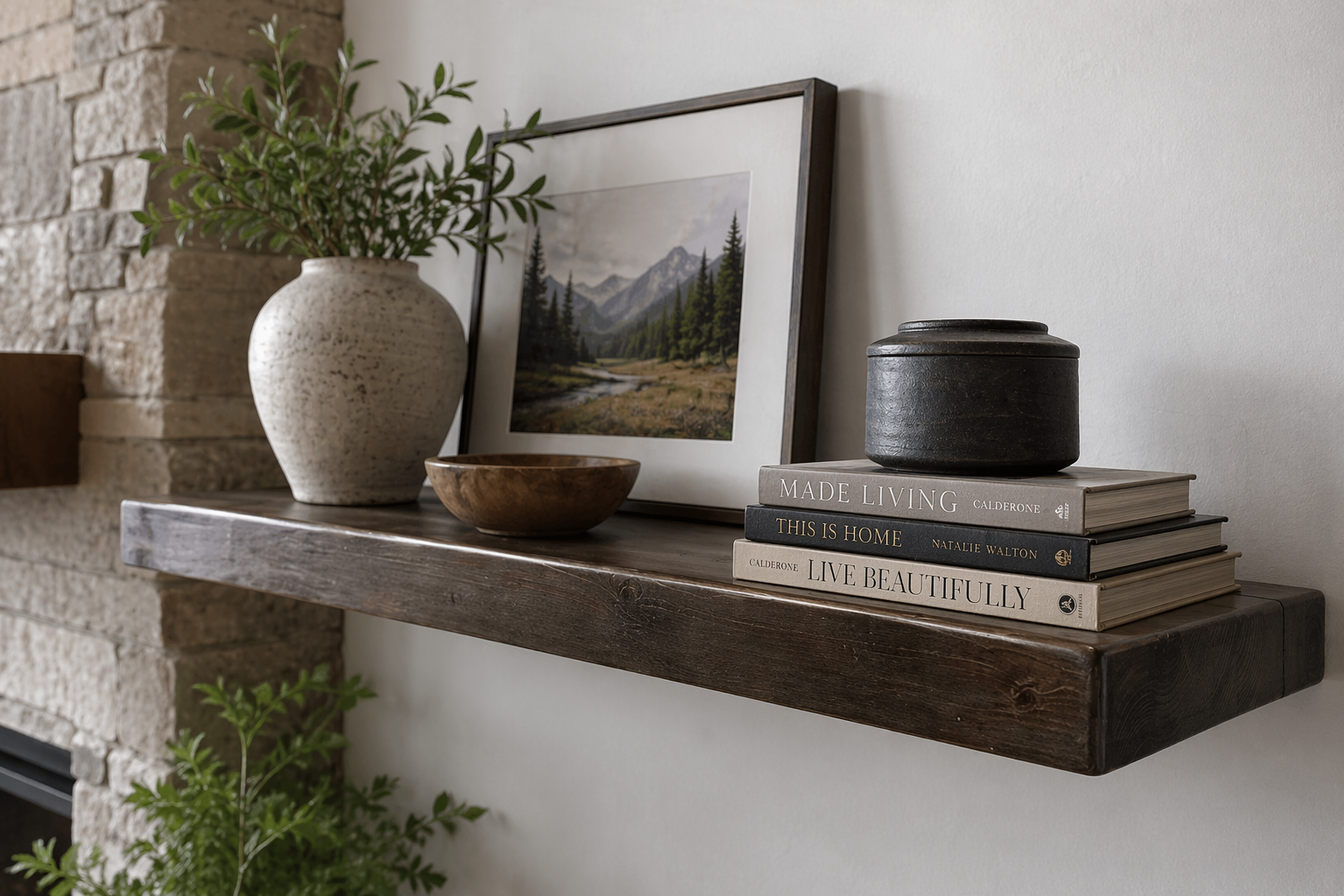 Classic Floating Shelf Kit - 12” Deep