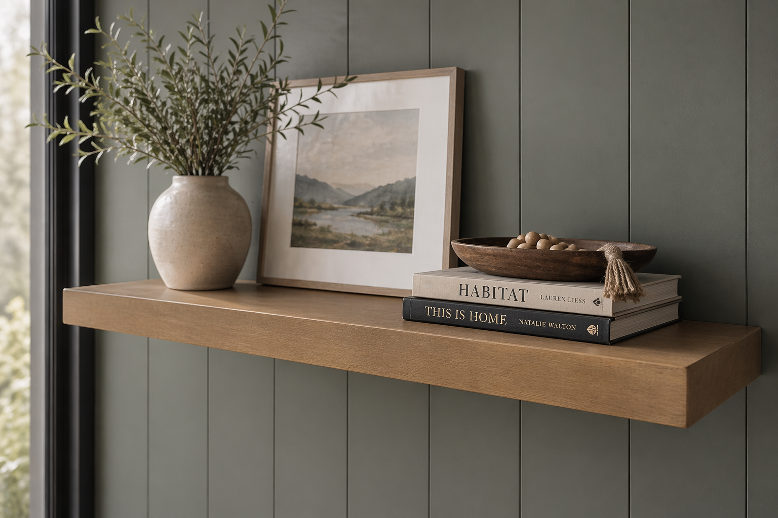 Modern Floating Shelf Kit - 12” Deep