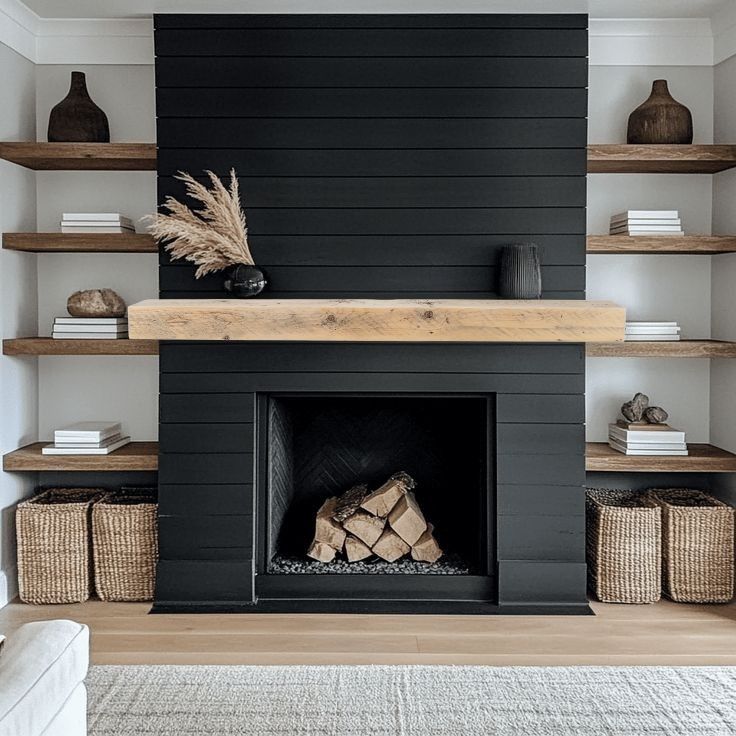 8.75" x 5.5" x 80" Reclaimed Hollow Mantel Kit