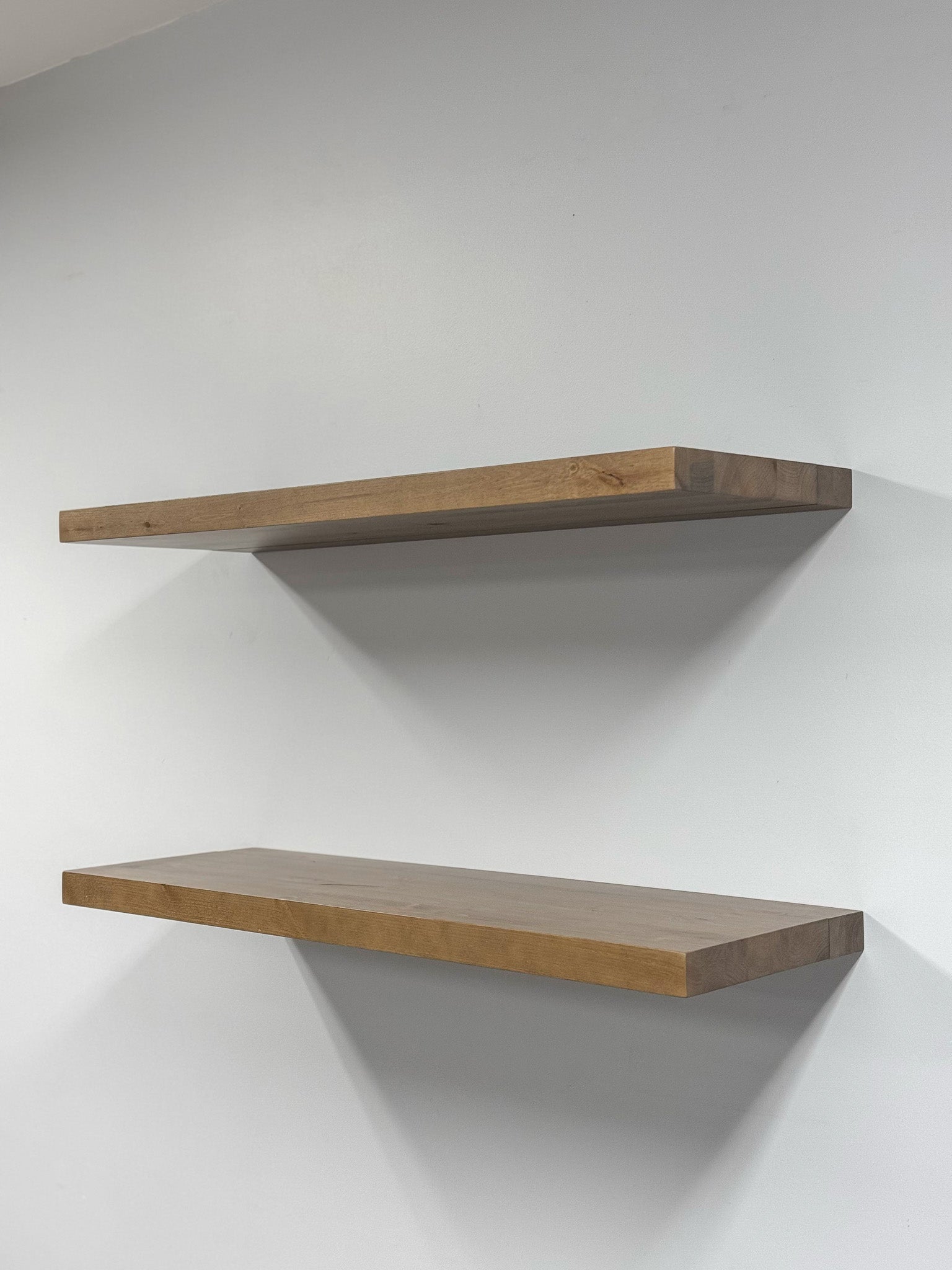 1 3/8" Modern Finished Floating Shelf Kit
