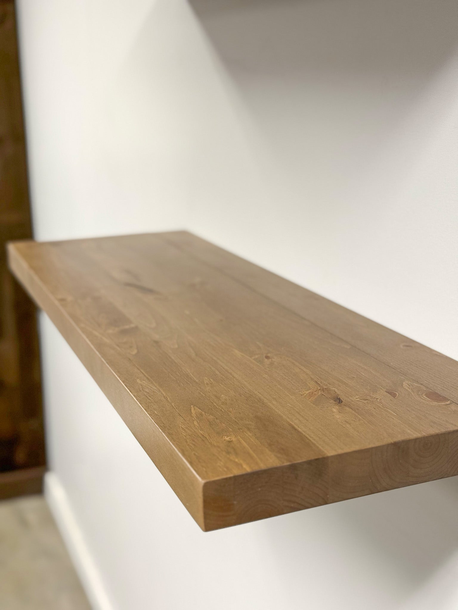 1 3/8" Modern Finished Floating Shelf Kit