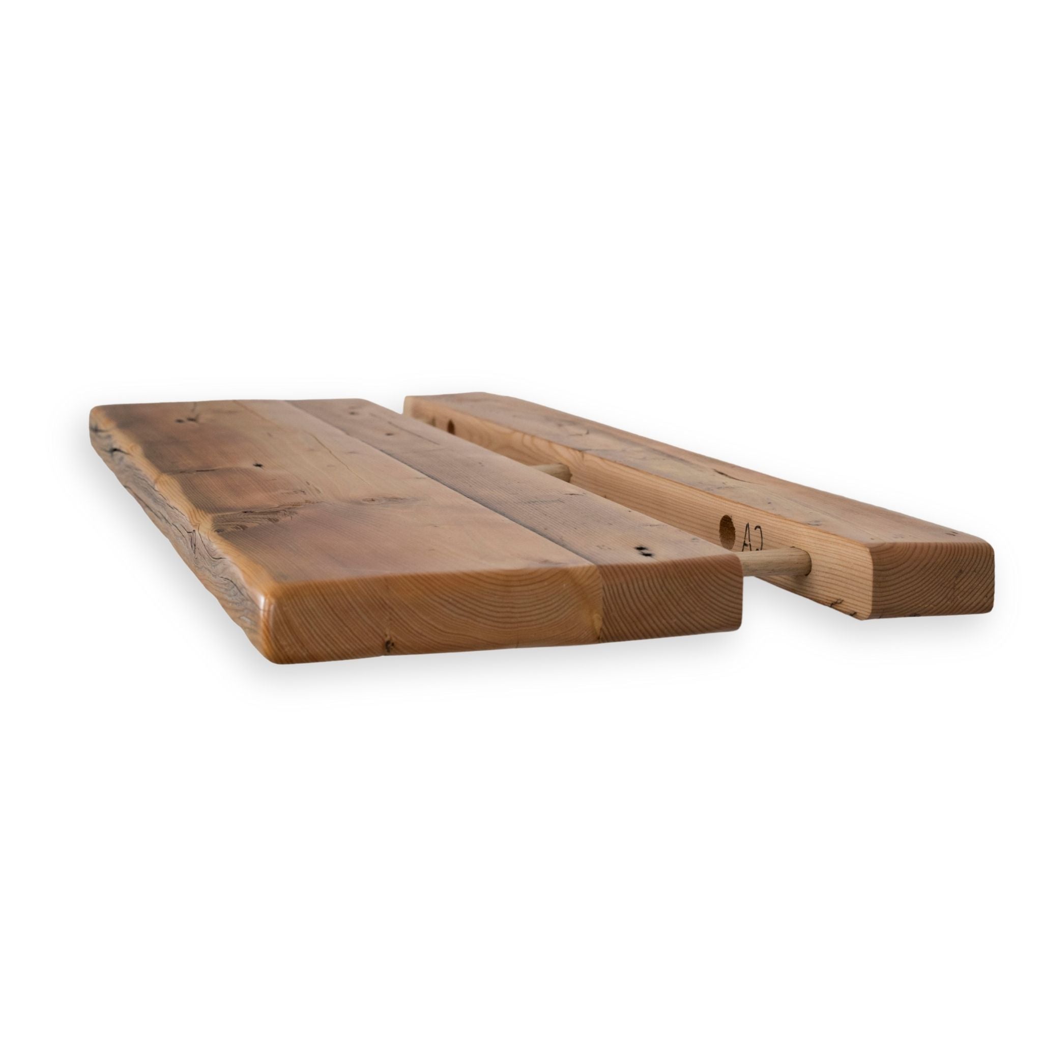 Reclaimed Solid Shelf Set (Pair)