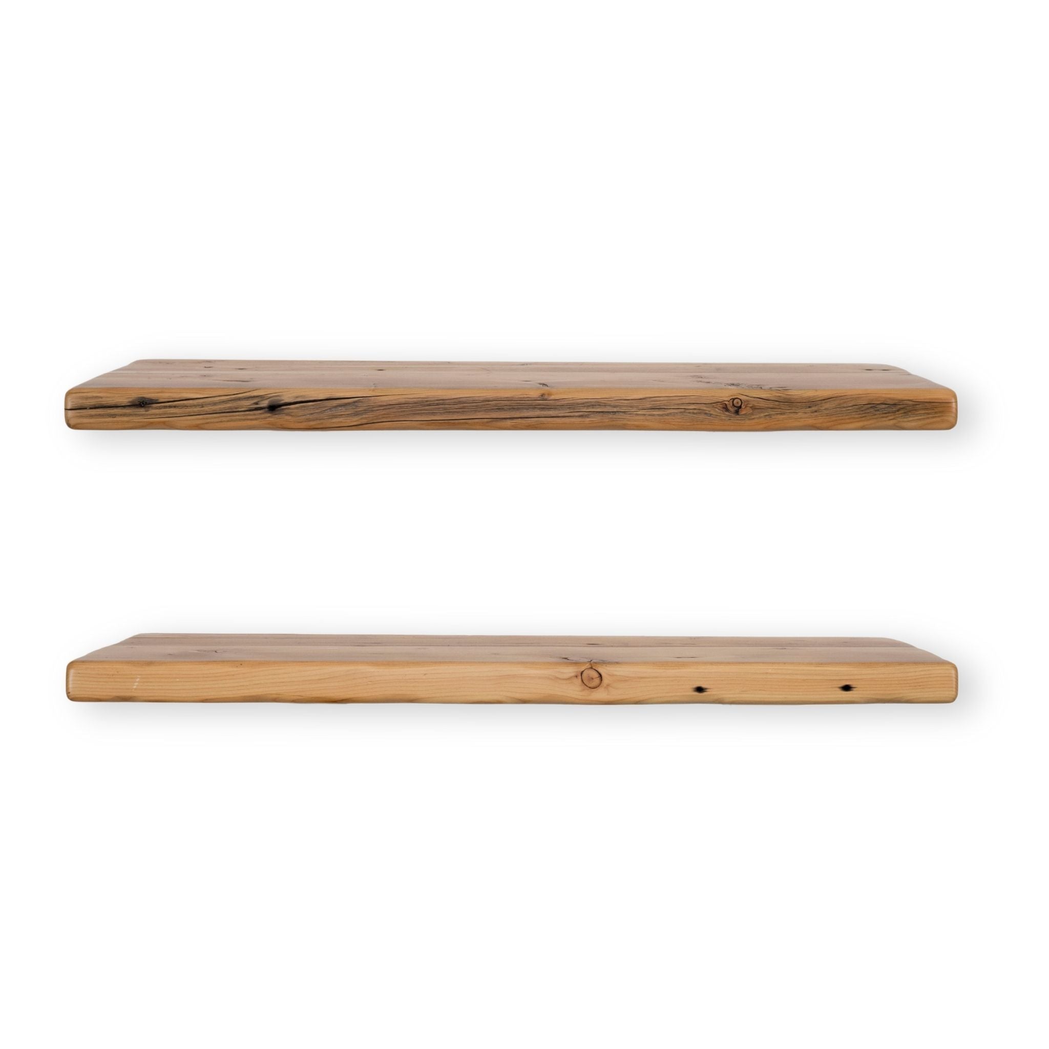 Reclaimed Solid Shelf Set (Pair)