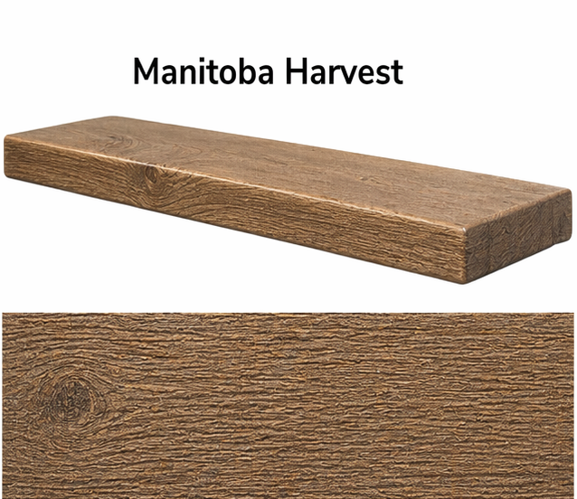 Rustic Floating Shelf Kit - 8” Deep