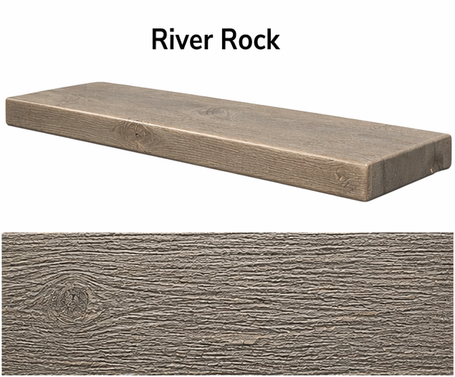 Rustic Floating Shelf Kit - 8” Deep