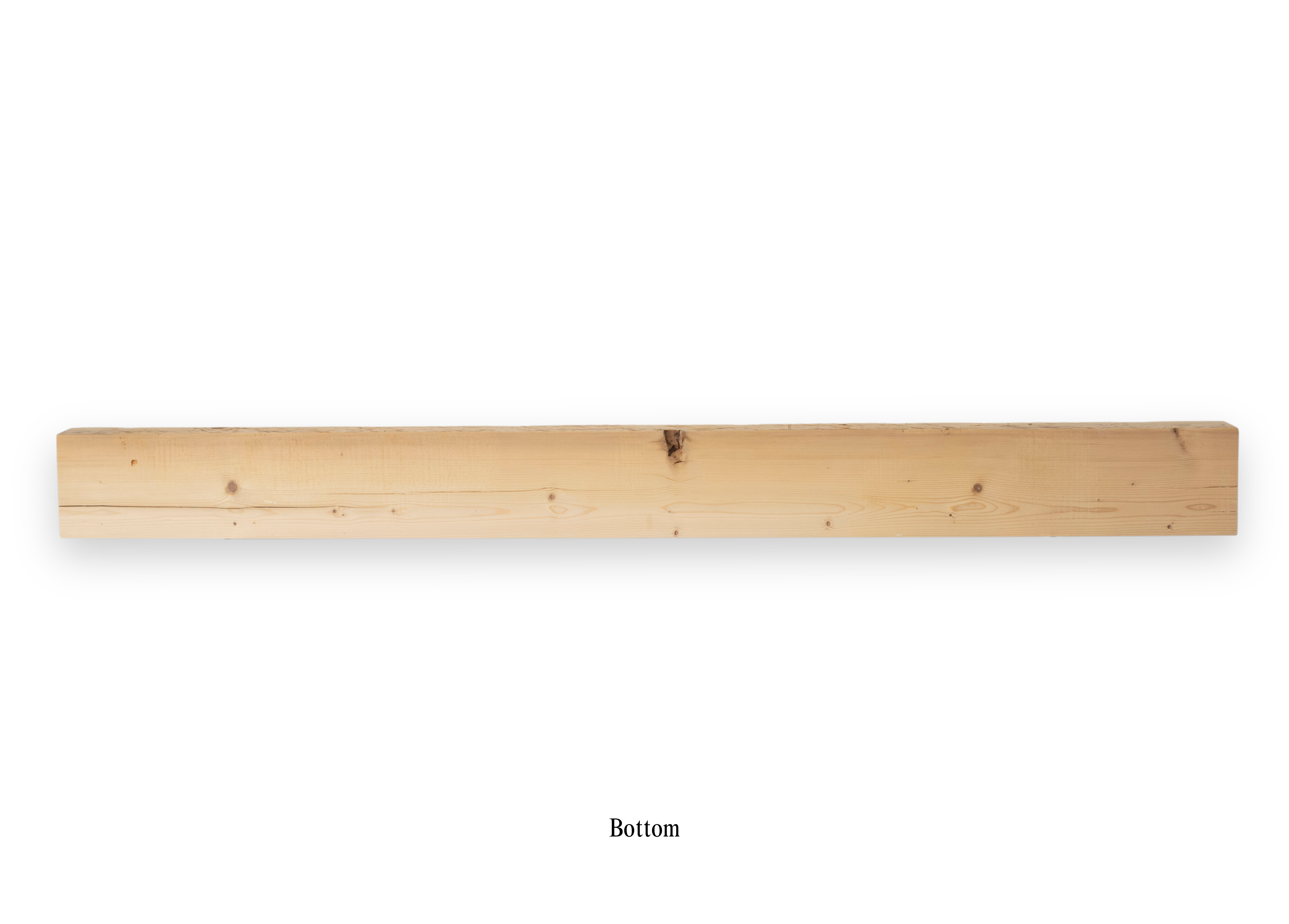 6.25" x 3.5" x 68.5" Solid Mantel