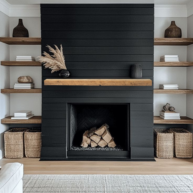 6.25" x 3.5" x 68.5" Solid Mantel