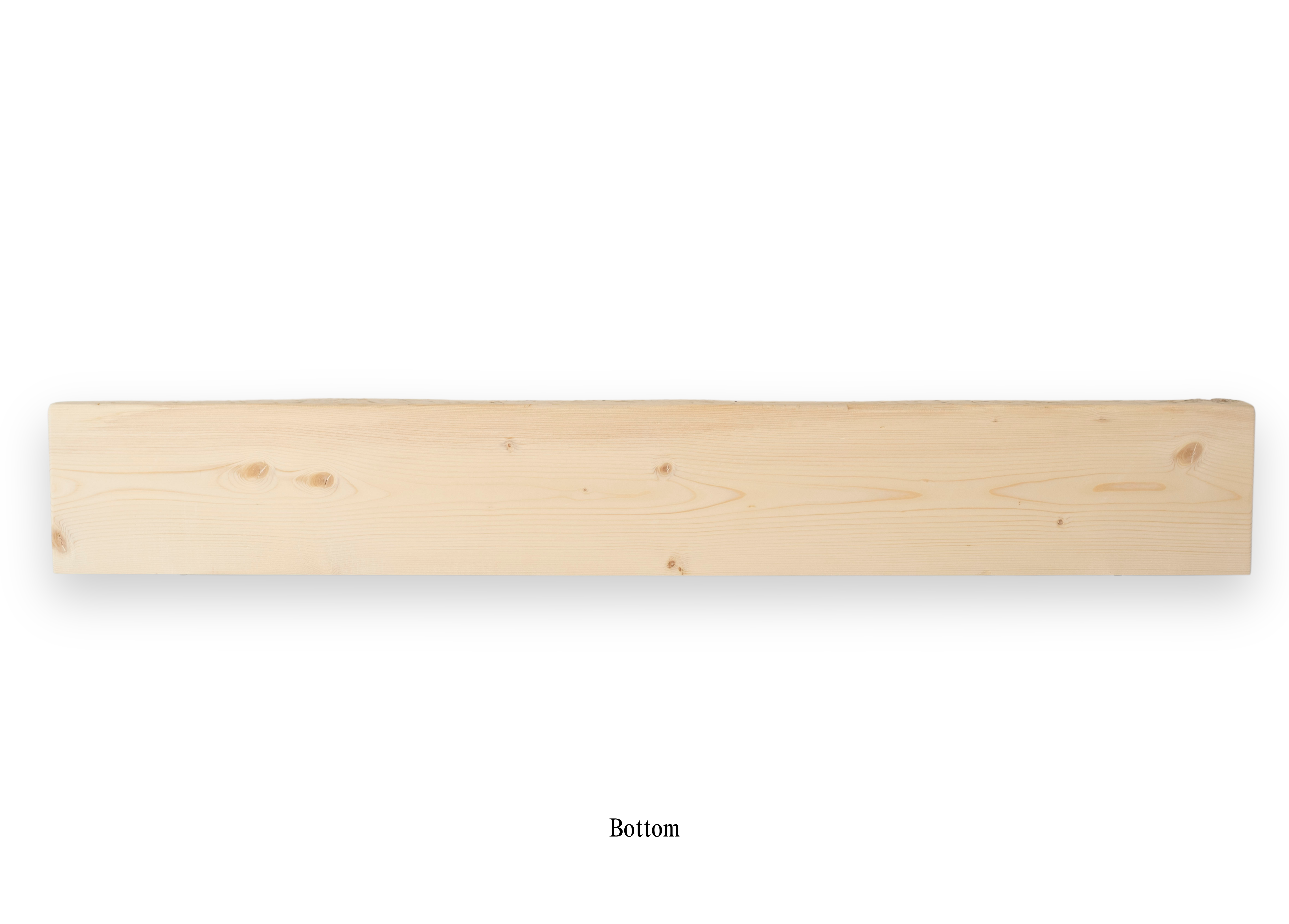 8.75" x 3.5" x 61.75" Solid Mantel