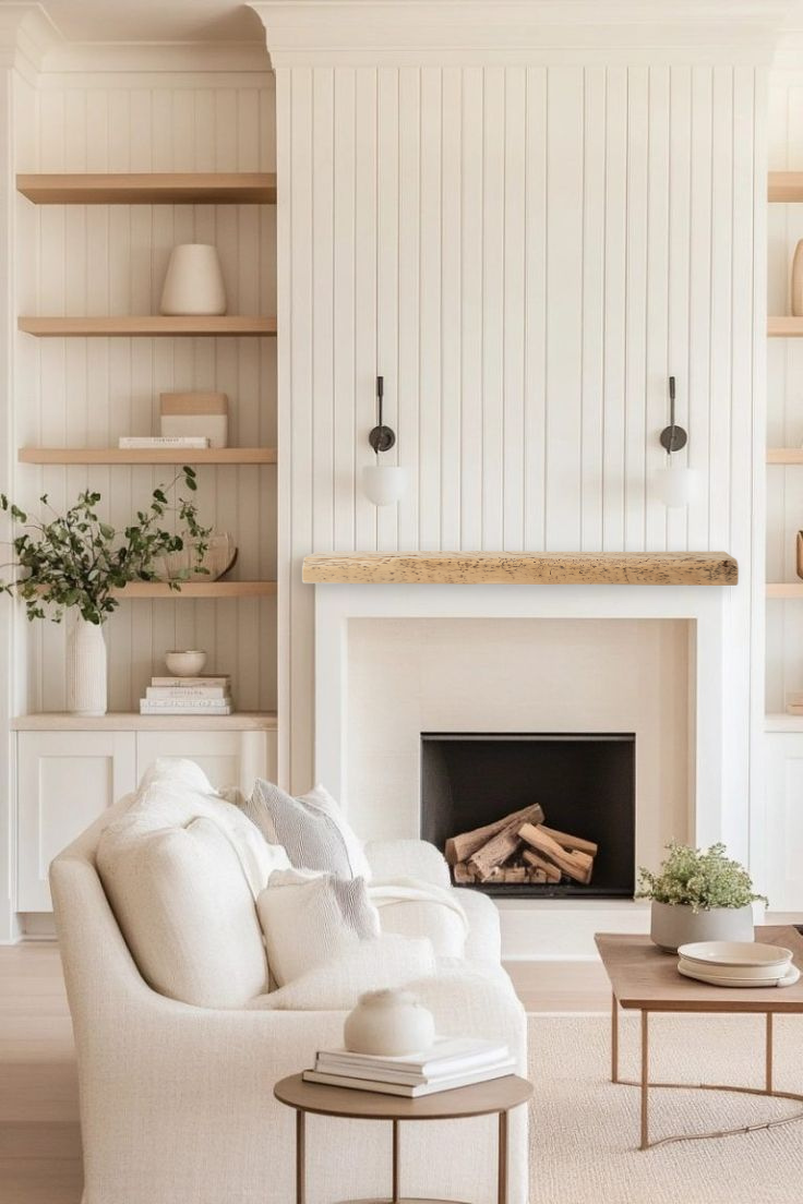 8.75" x 3.5" x 61.75" Solid Mantel