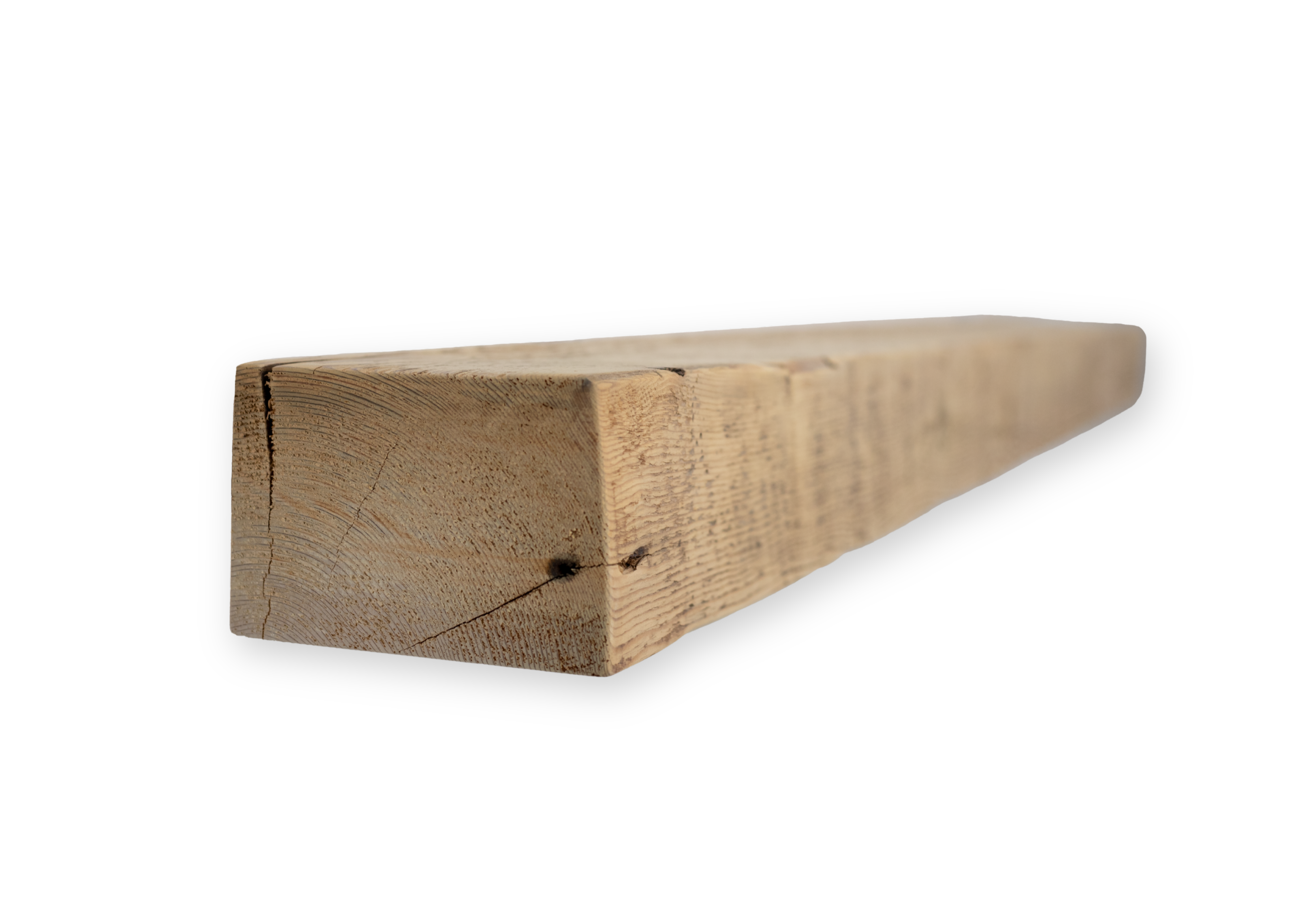 6" x 3.75" x 75" Solid Mantel