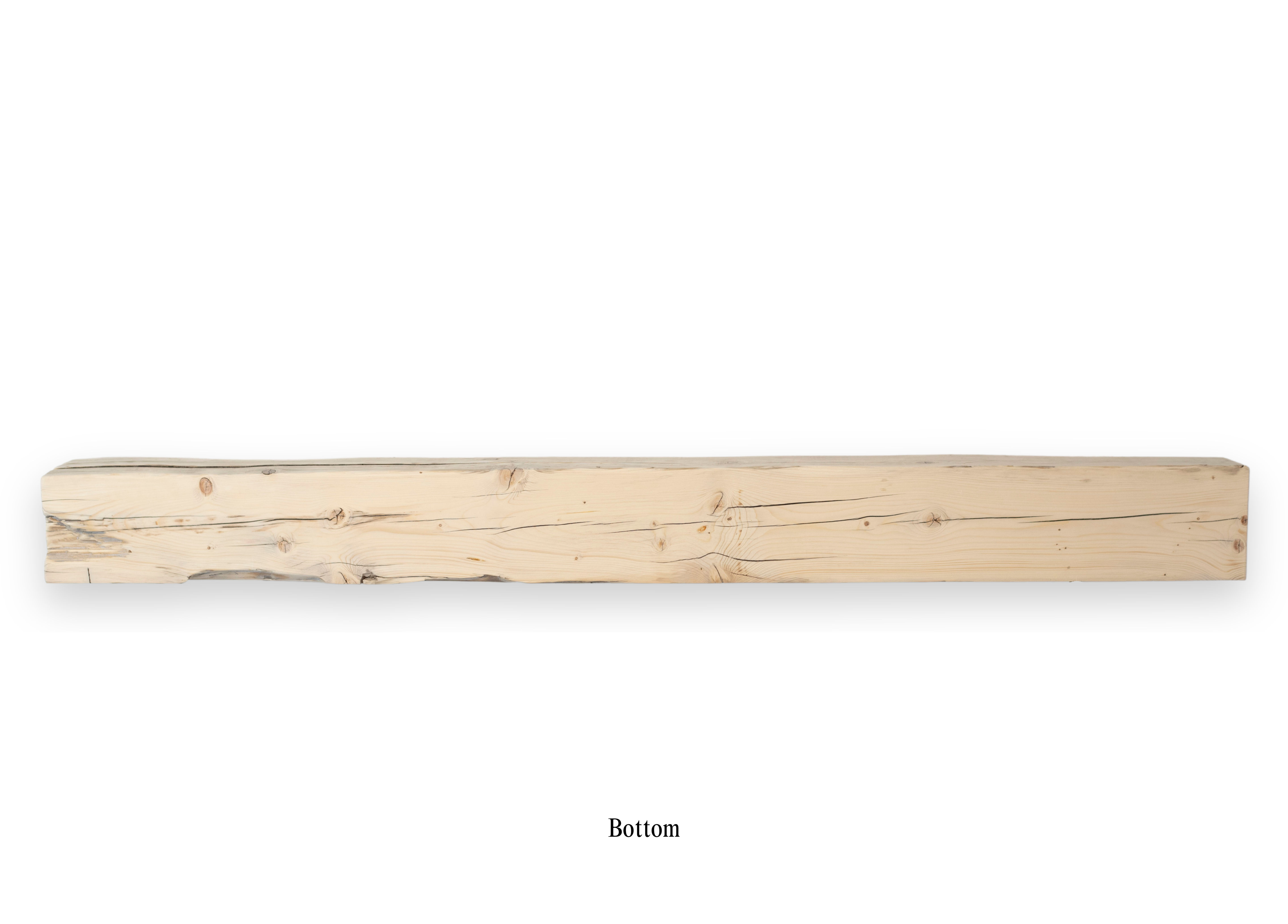 7" x 6.75" x 73.5" Solid Mantel
