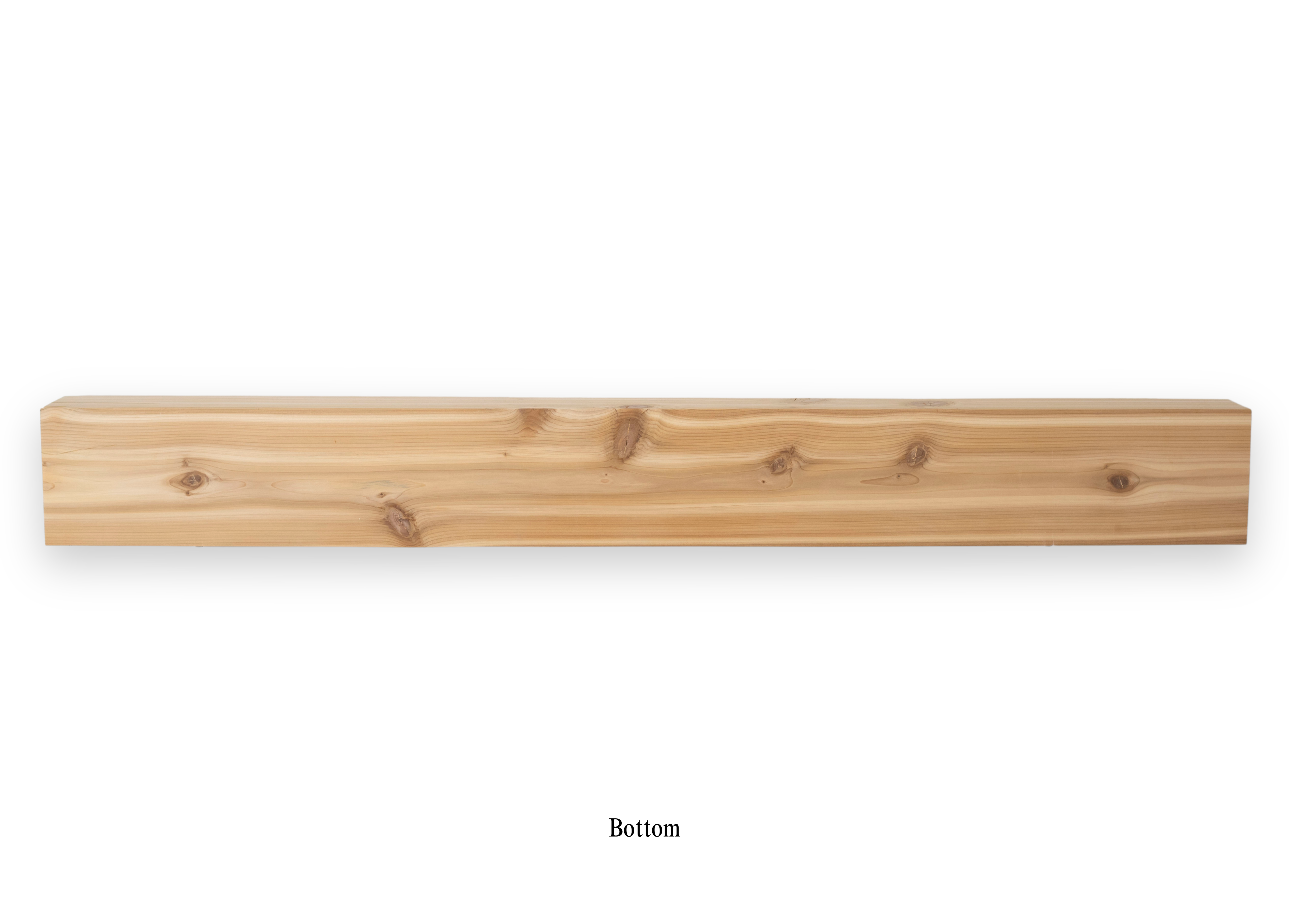 7.75" x 5.75" x 96.75" Solid Mantel