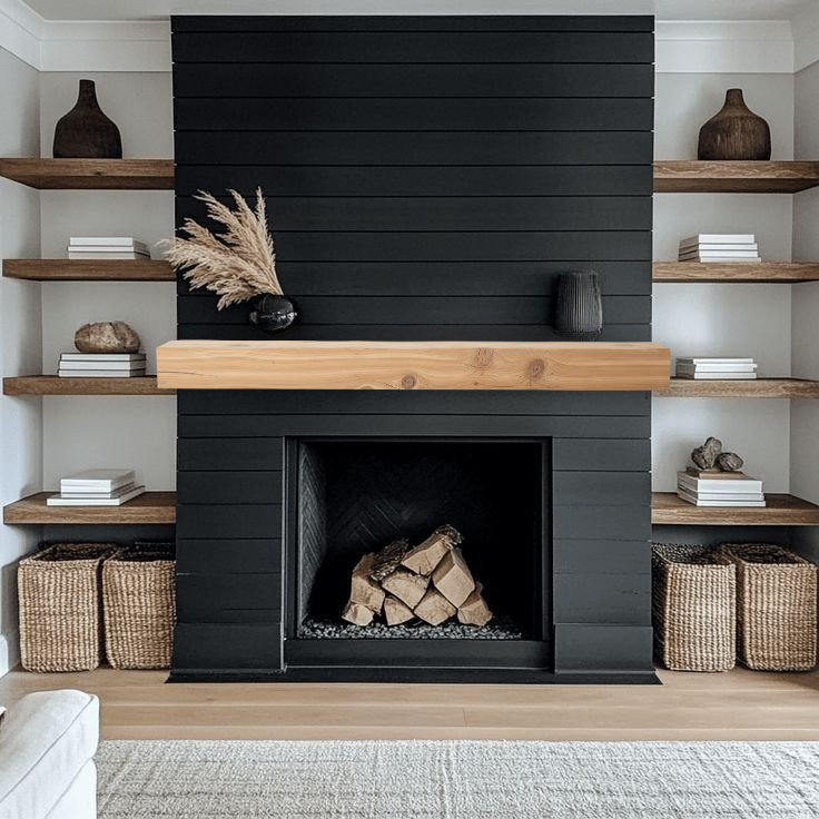 7.75" x 5.75" x 96.75" Solid Mantel