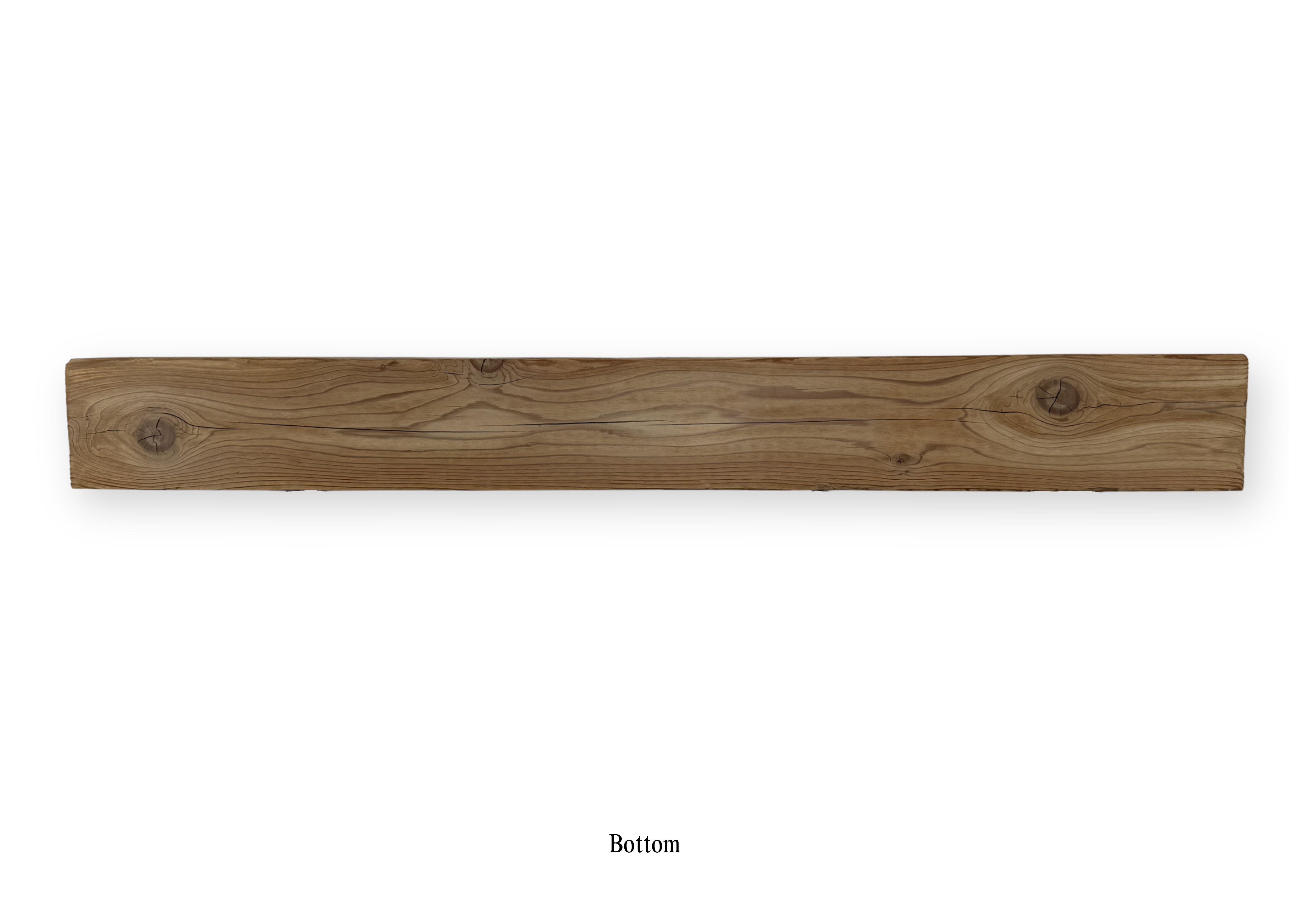 Reclaimed Solid Wood Mantel - 7.75” x 5.75” x 68” - SM116