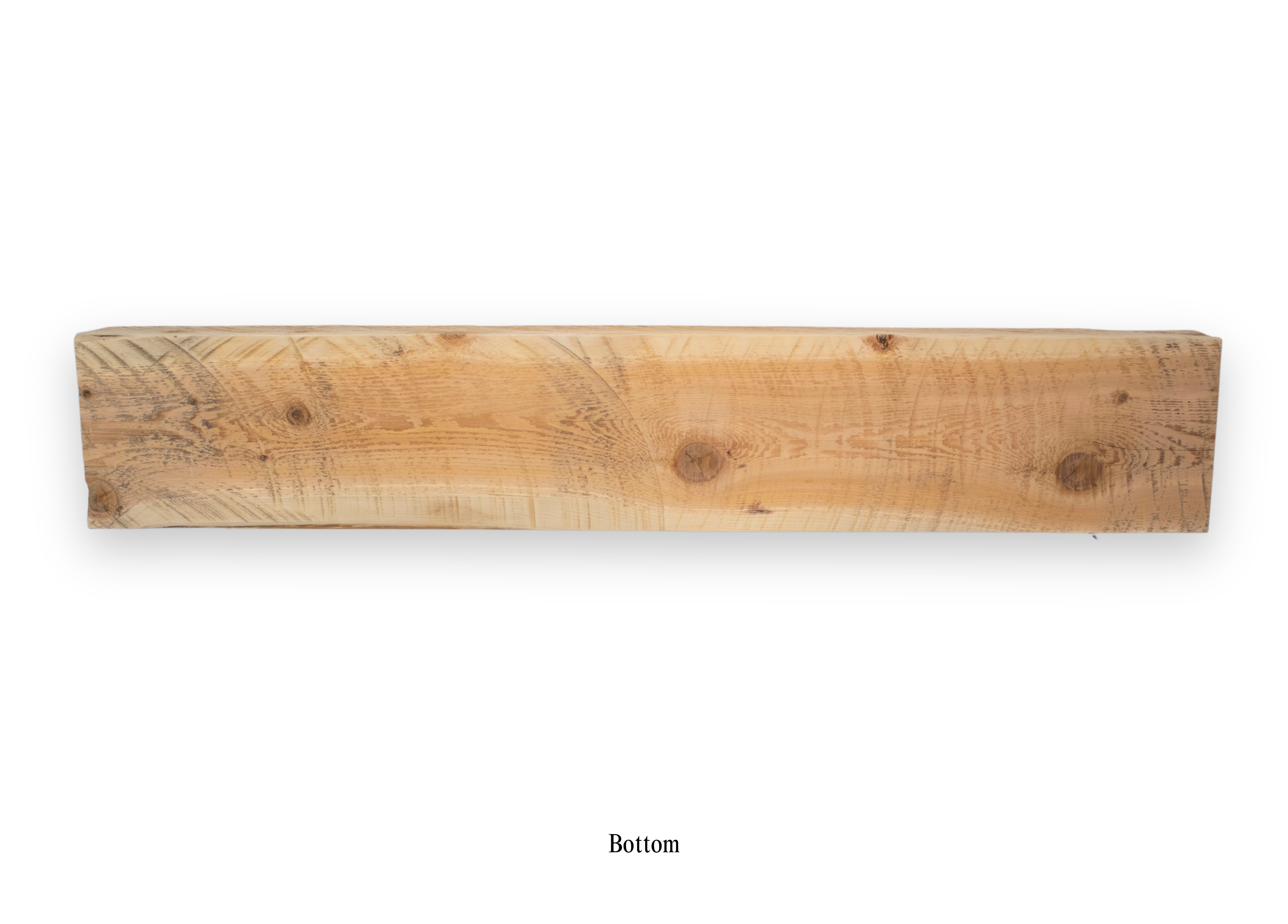 11" x 5.75" x 62.75" Solid Mantel