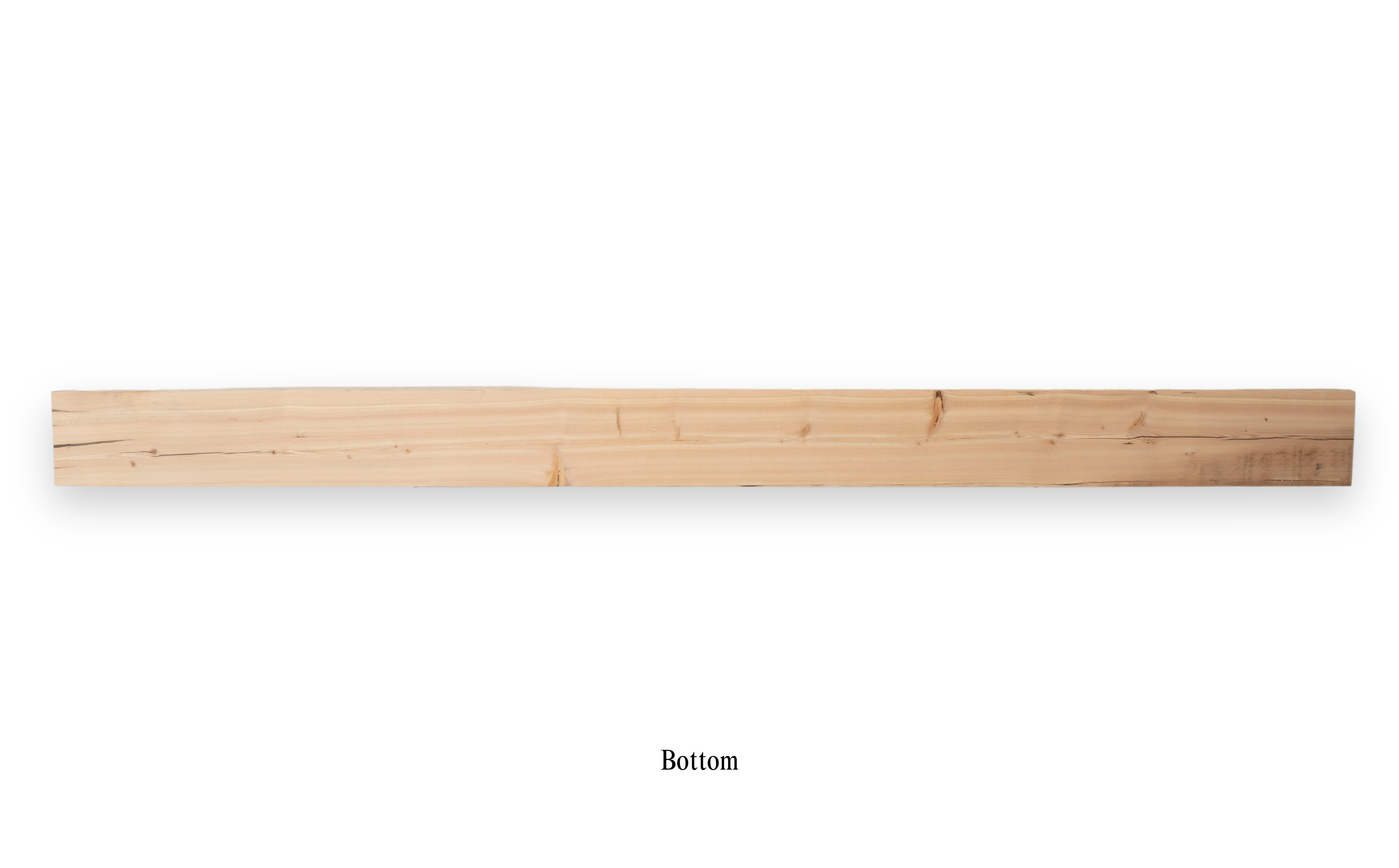 7.75" x 5" x 101.25" Solid Mantel