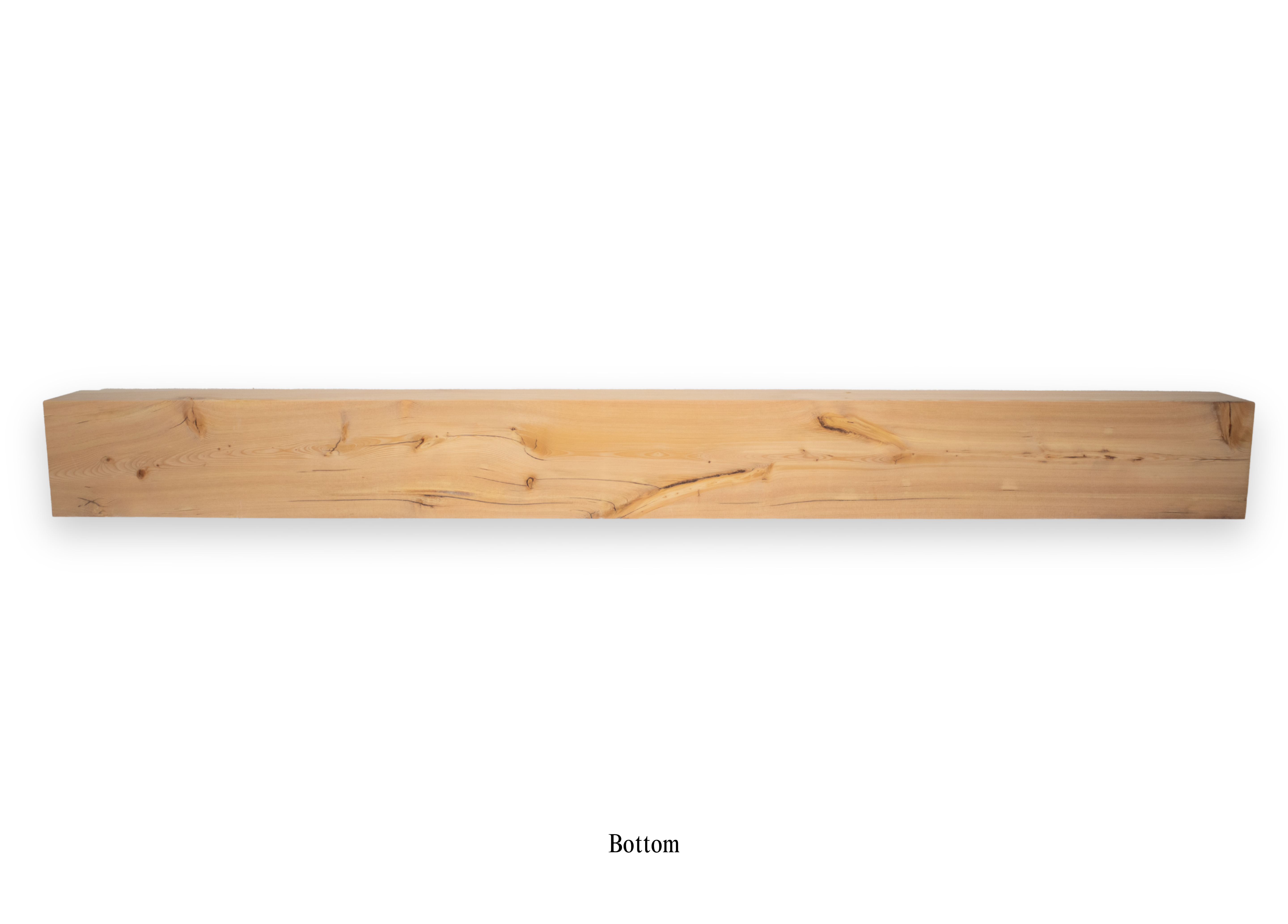 7" x 5.25" x 71.25" Solid Mantel