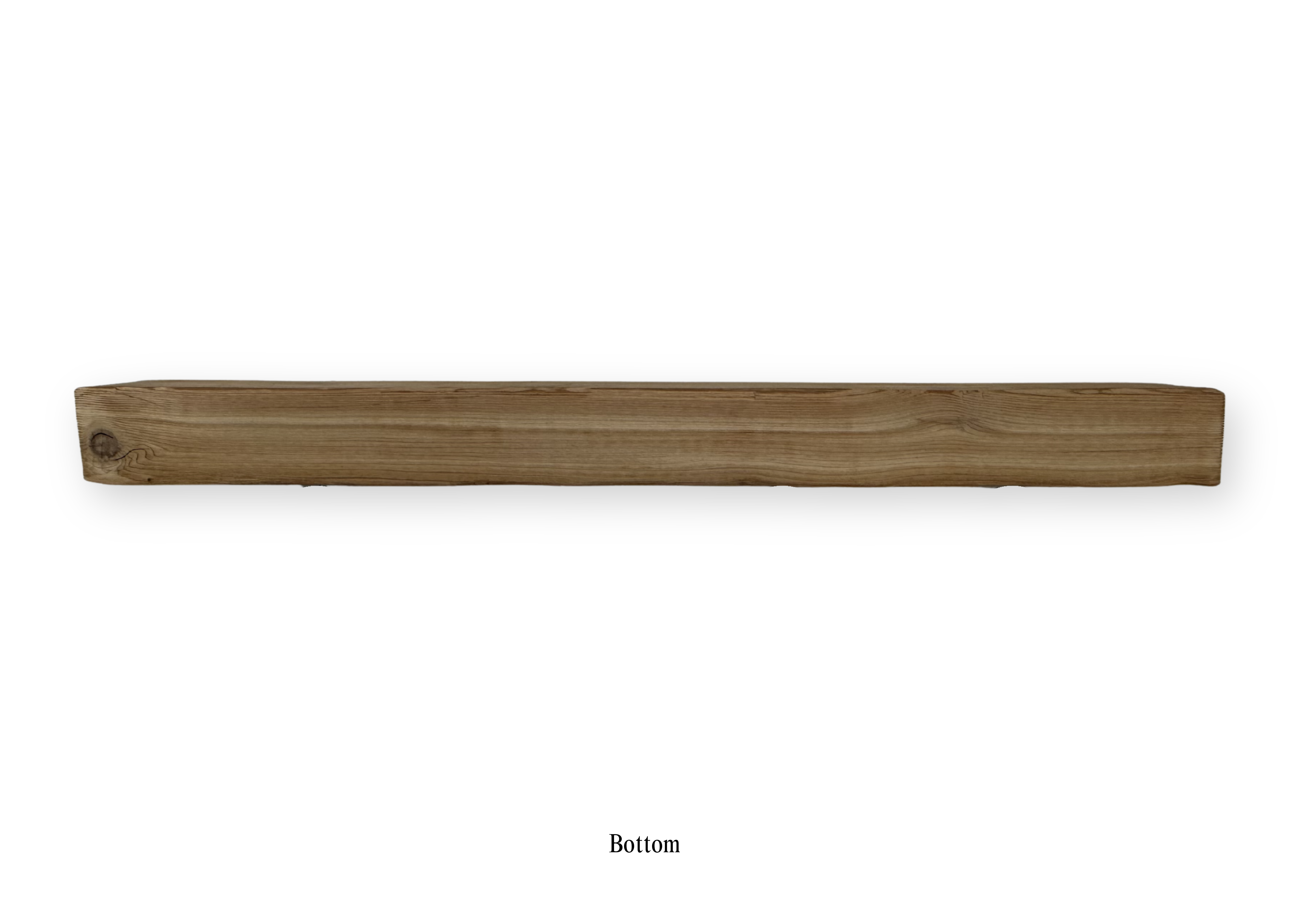 Reclaimed Solid Wood Mantel - 7” x 5.25” x 71.25” - SM120