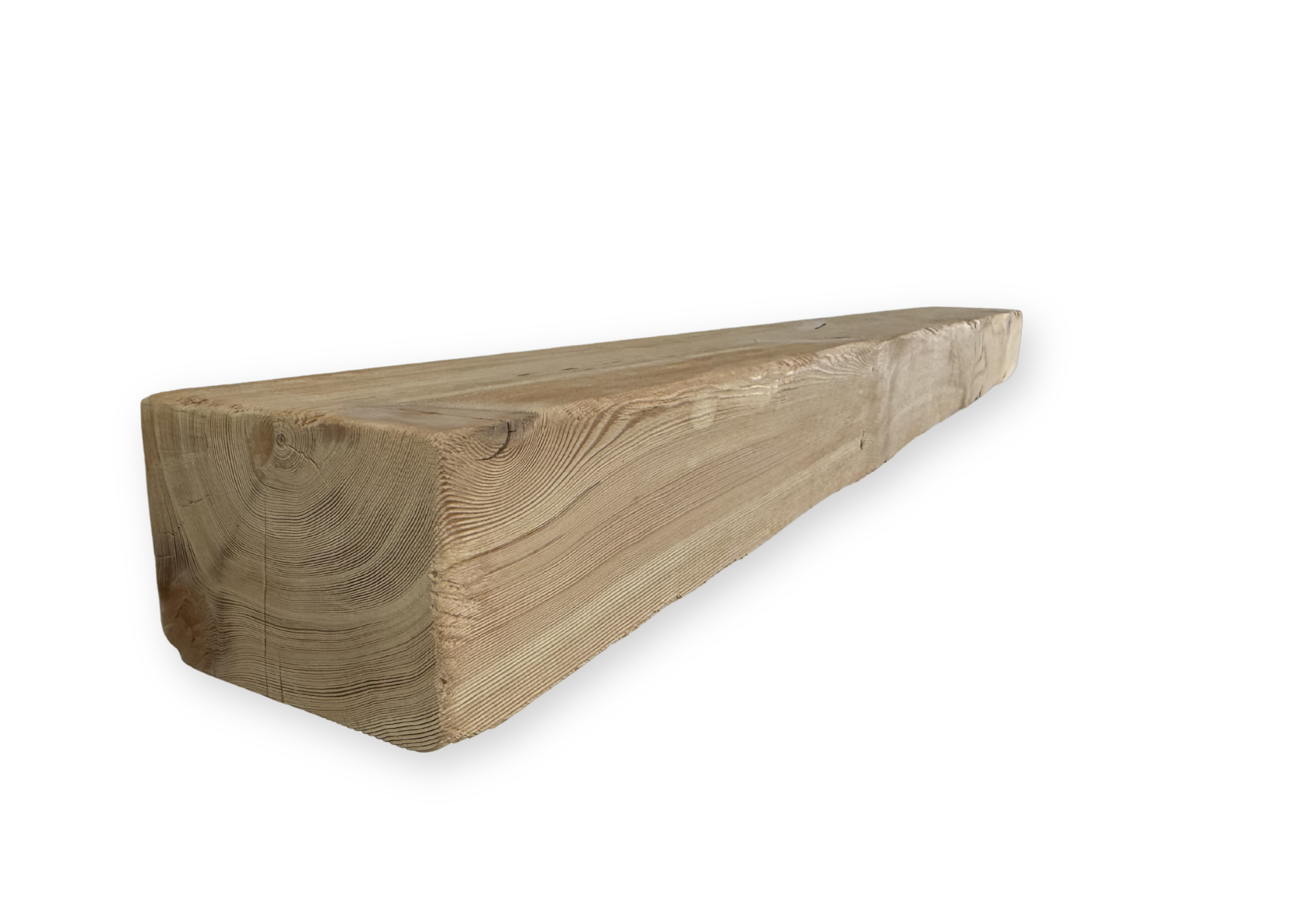 Reclaimed Solid Wood Mantel - 7” x 5.25” x 71.25” - SM120