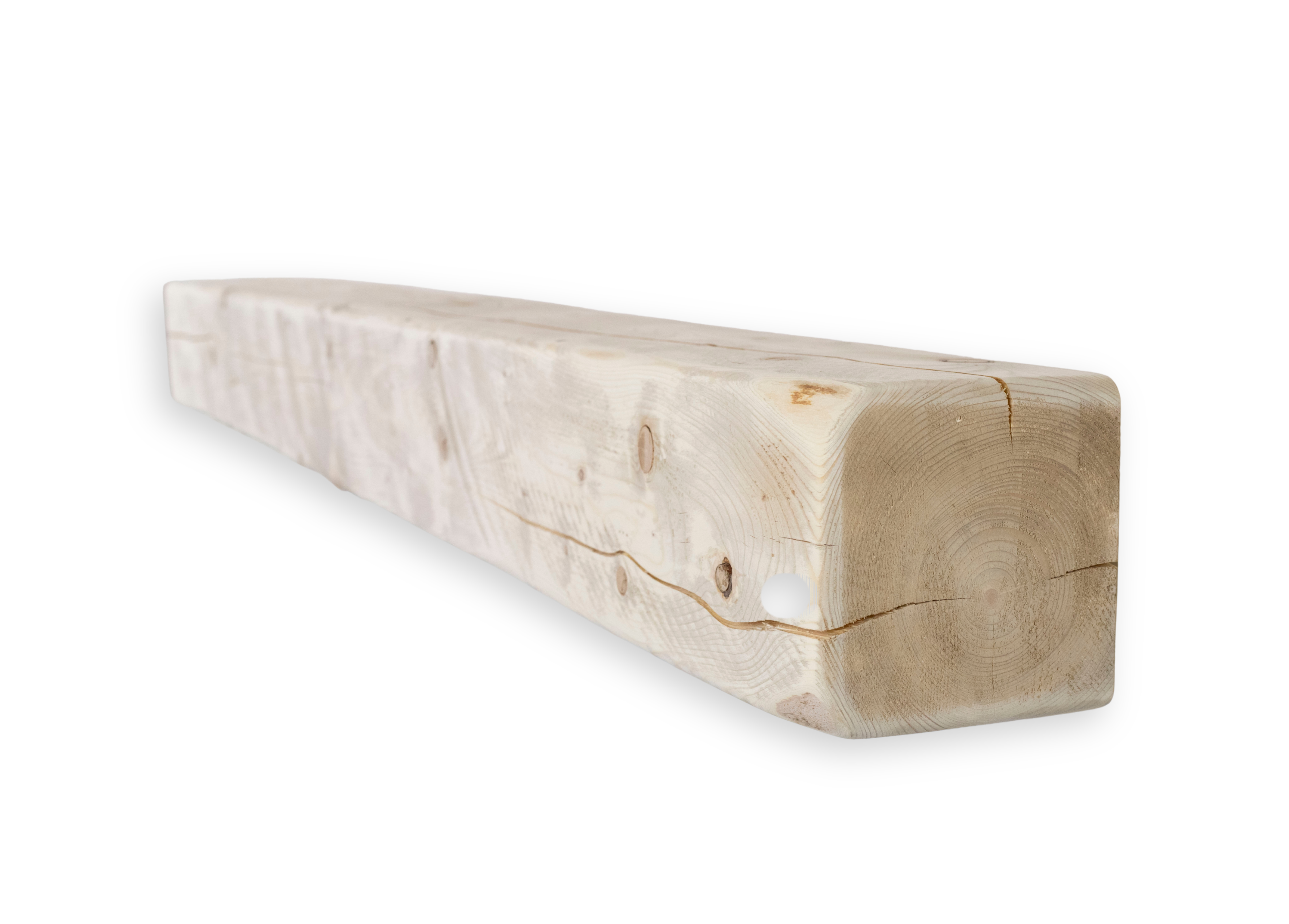 5.75" x 5.5" x 63.5" Solid Mantel