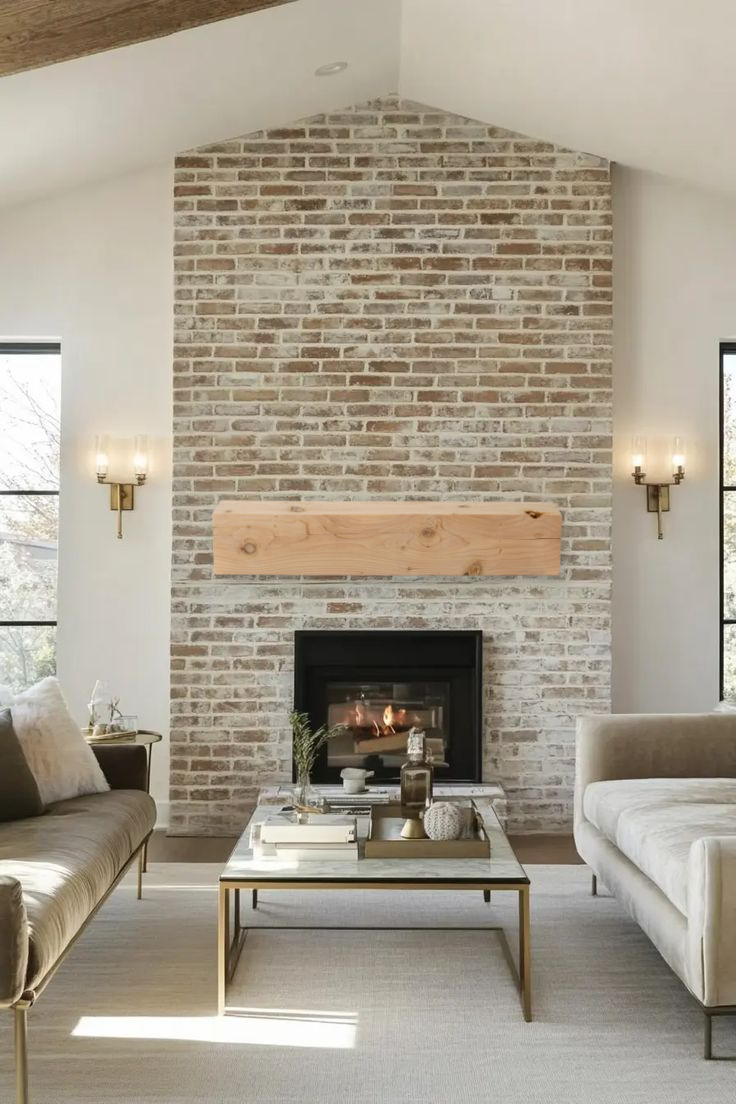 7.75" x 6.75" x 43.75" Solid Mantel