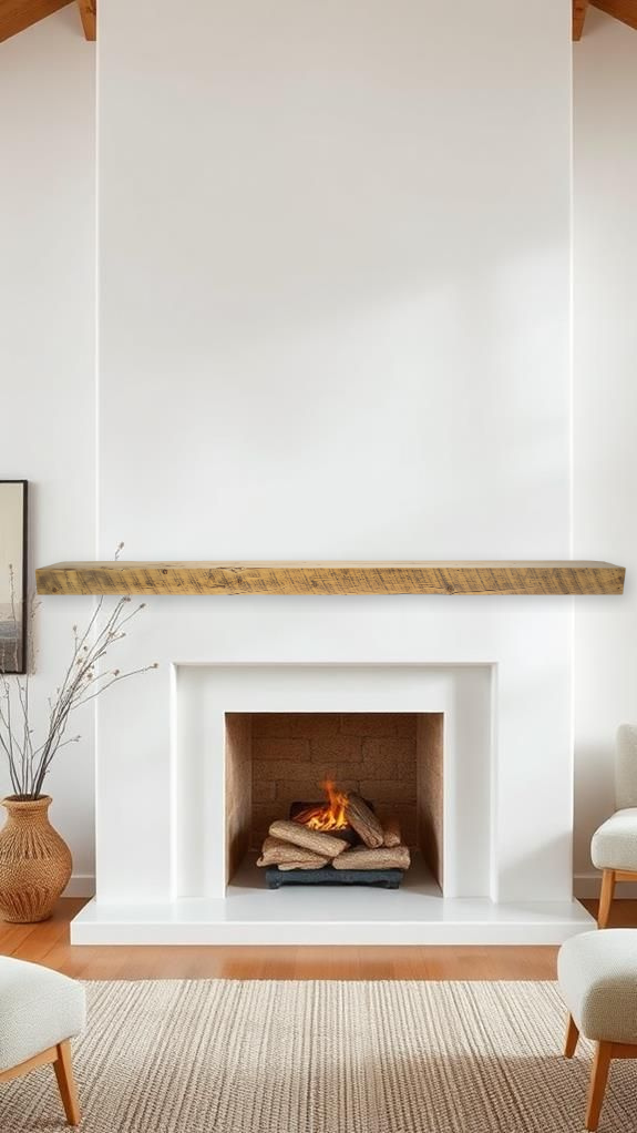 9.5" x 4.5" x 96.75" Solid Mantel