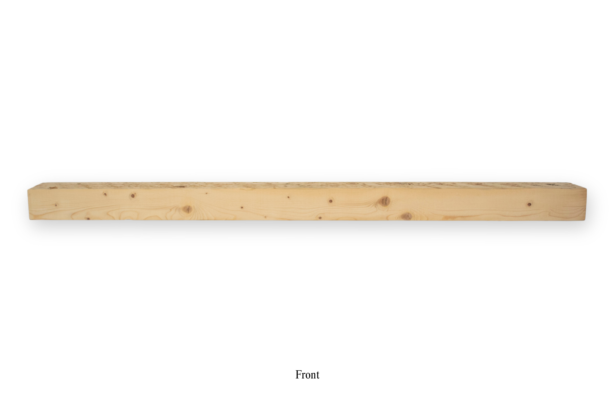 5.5" x 4.25" x 72.5" Solid Mantel