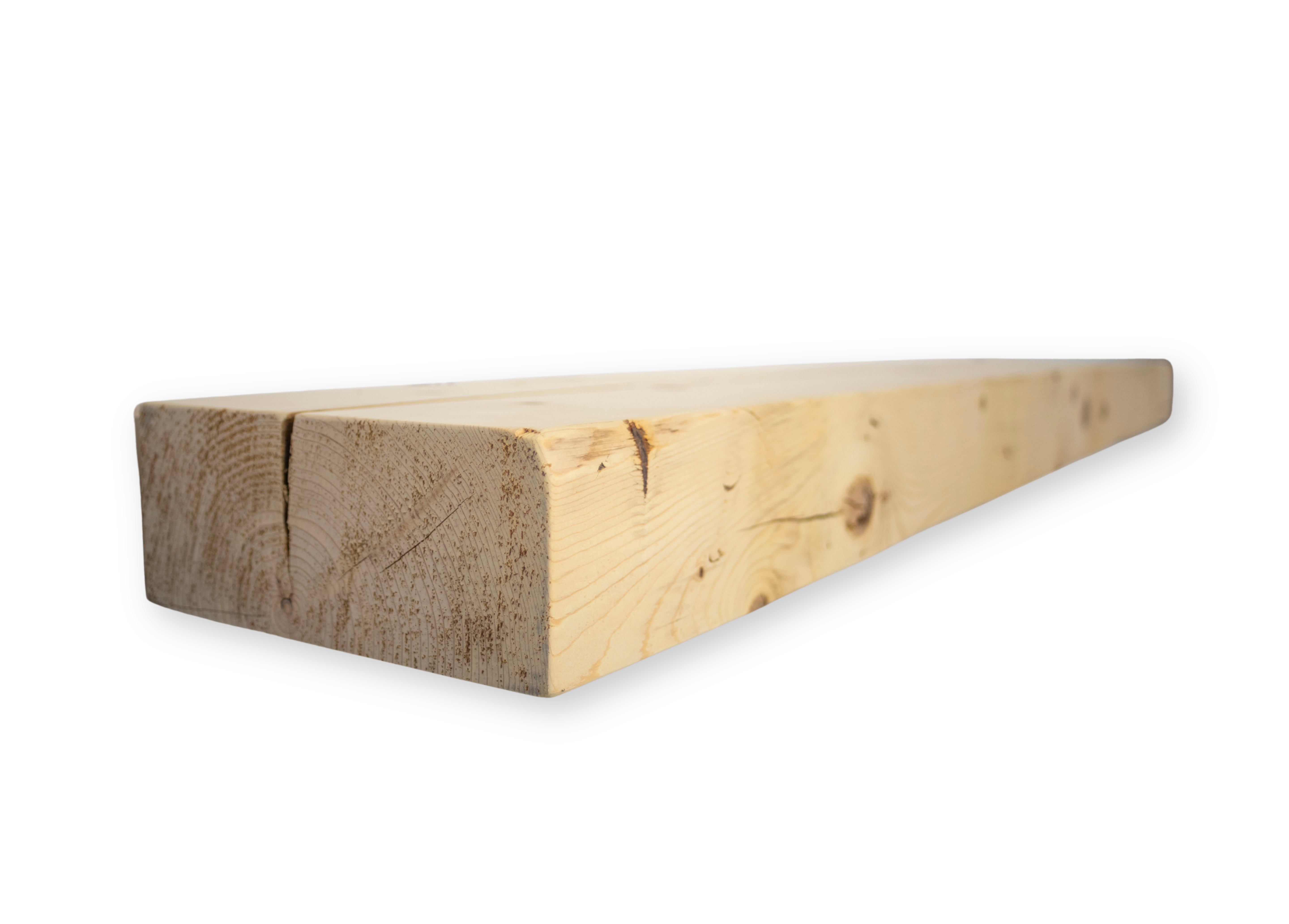 9.5" x 3.75" x 63.75" Solid Mantel