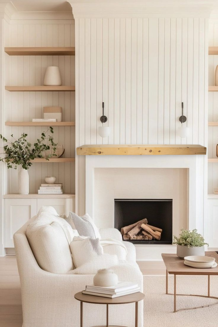 9.5" x 3.75" x 63.75" Solid Mantel