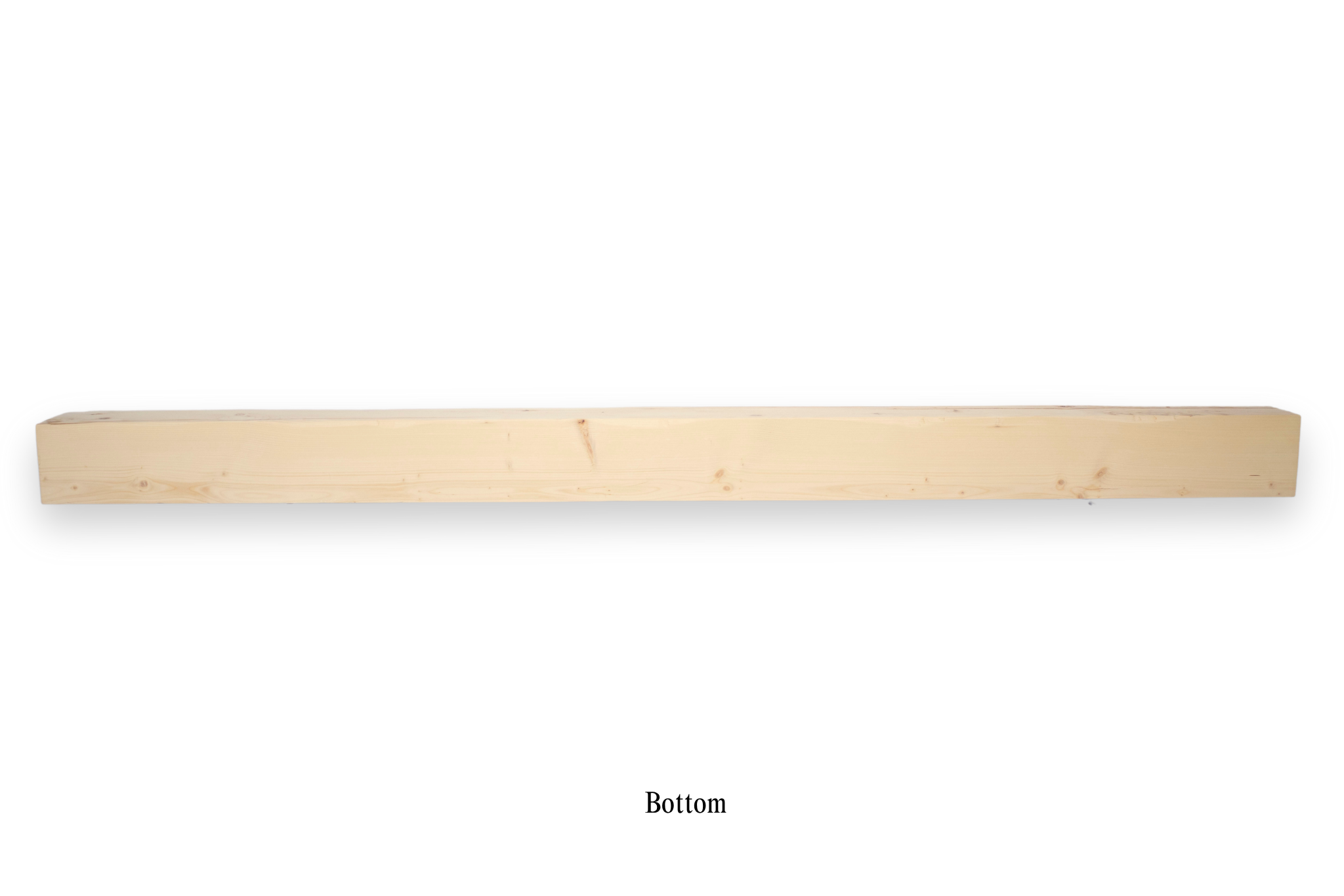 5" x 5" x 76.25" Solid Mantel