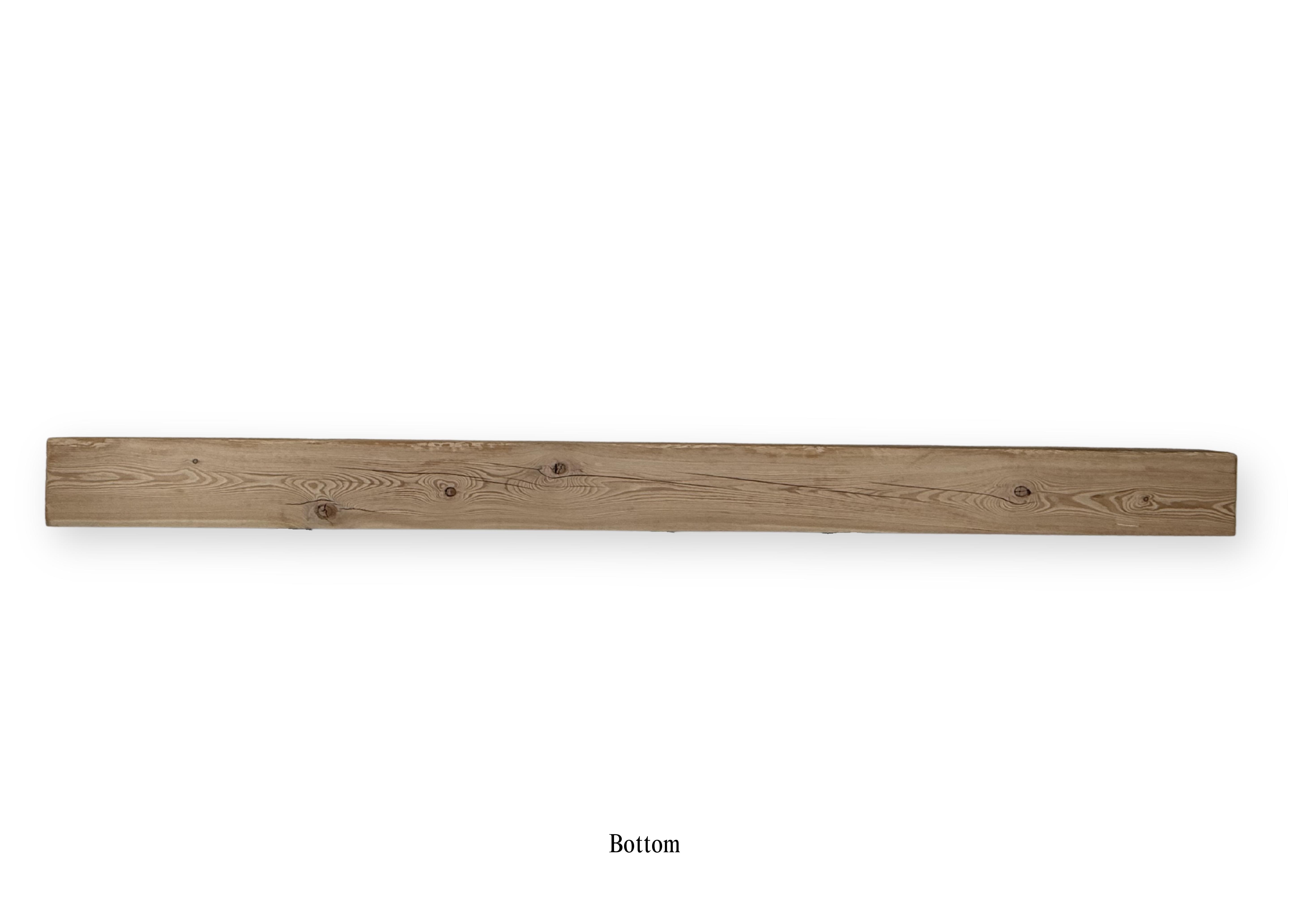 Reclaimed Barnwood Solid Mantel – 9.5” x 4.5” x 96” – SM132