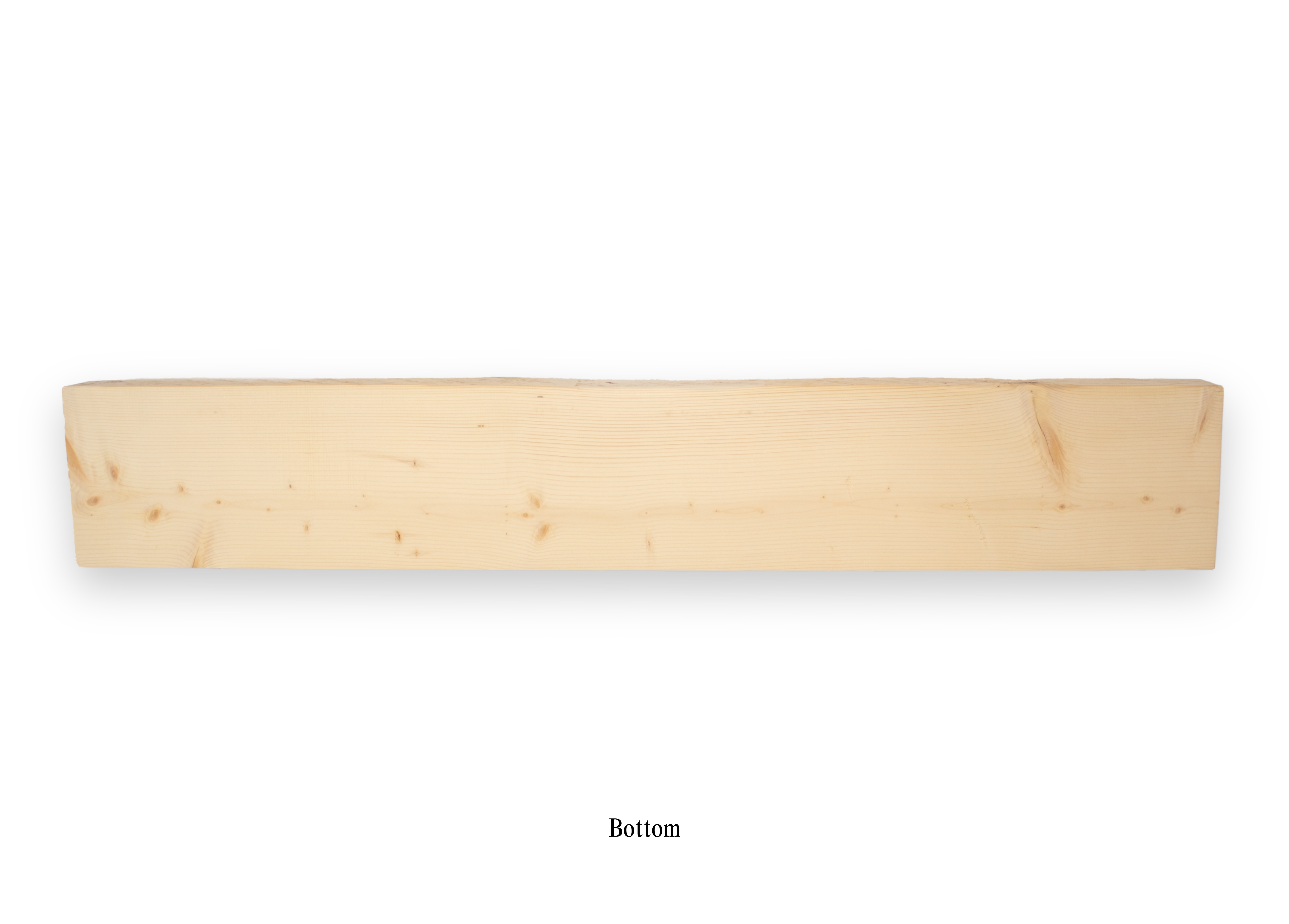 9.75" x 3.73" x 59.5" Solid Mantel