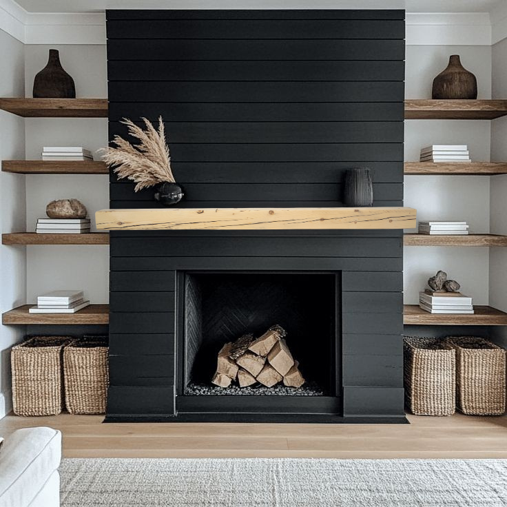 5.75" x 5.5" x 91" Solid Mantel