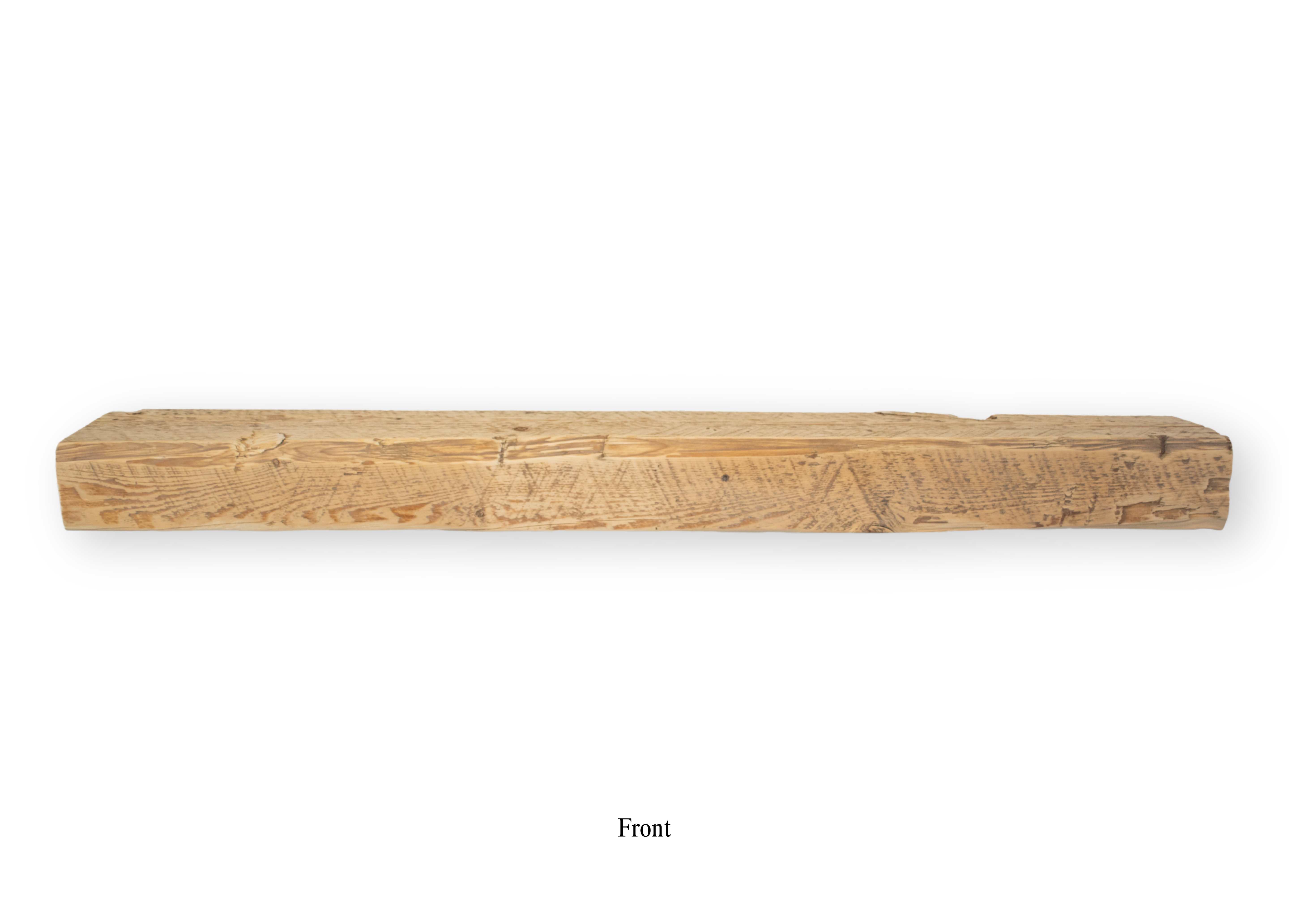 9" x 5.5" x 61.25" Solid Mantel
