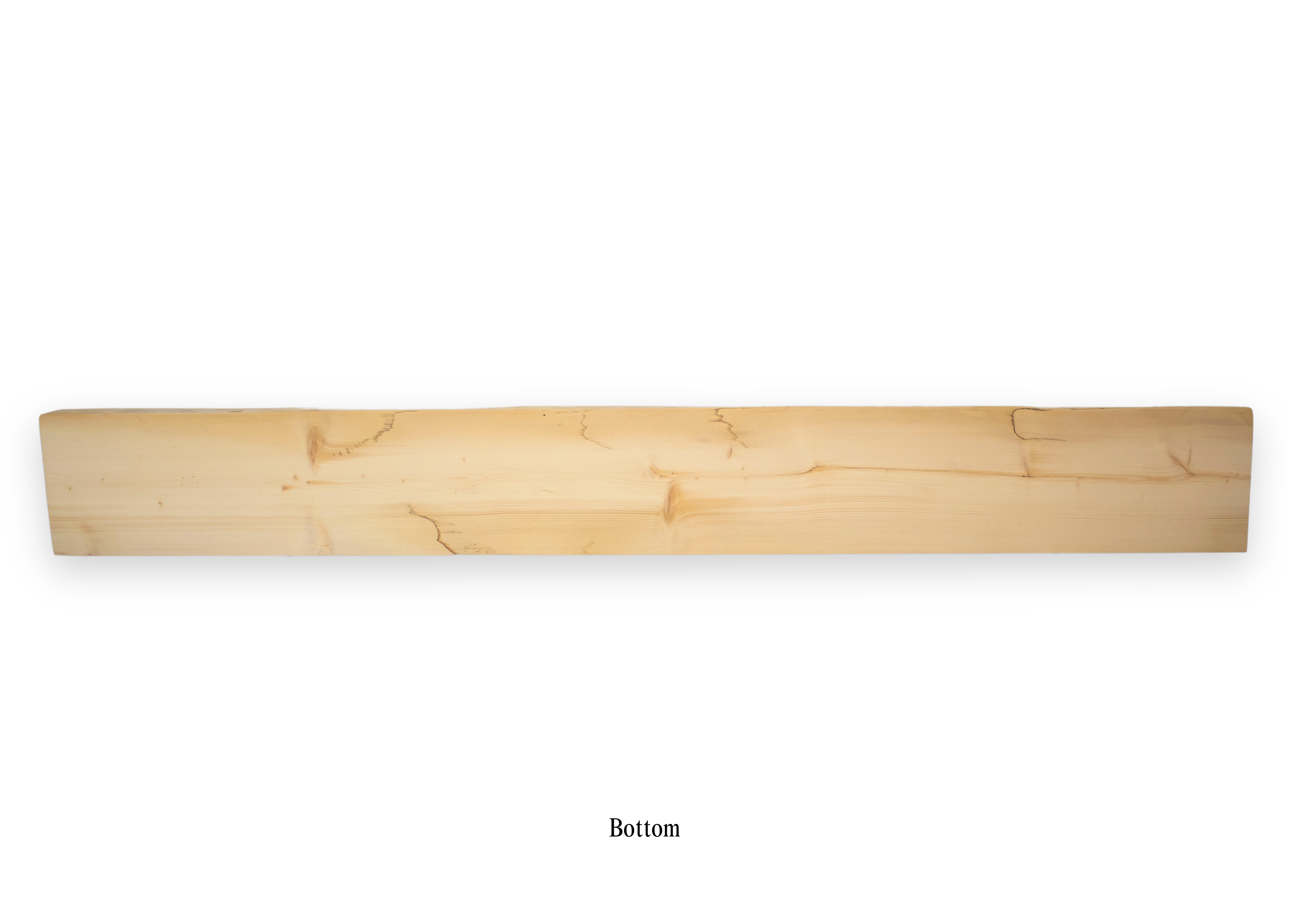8.75" x 4" x 75.25" Solid Mantel
