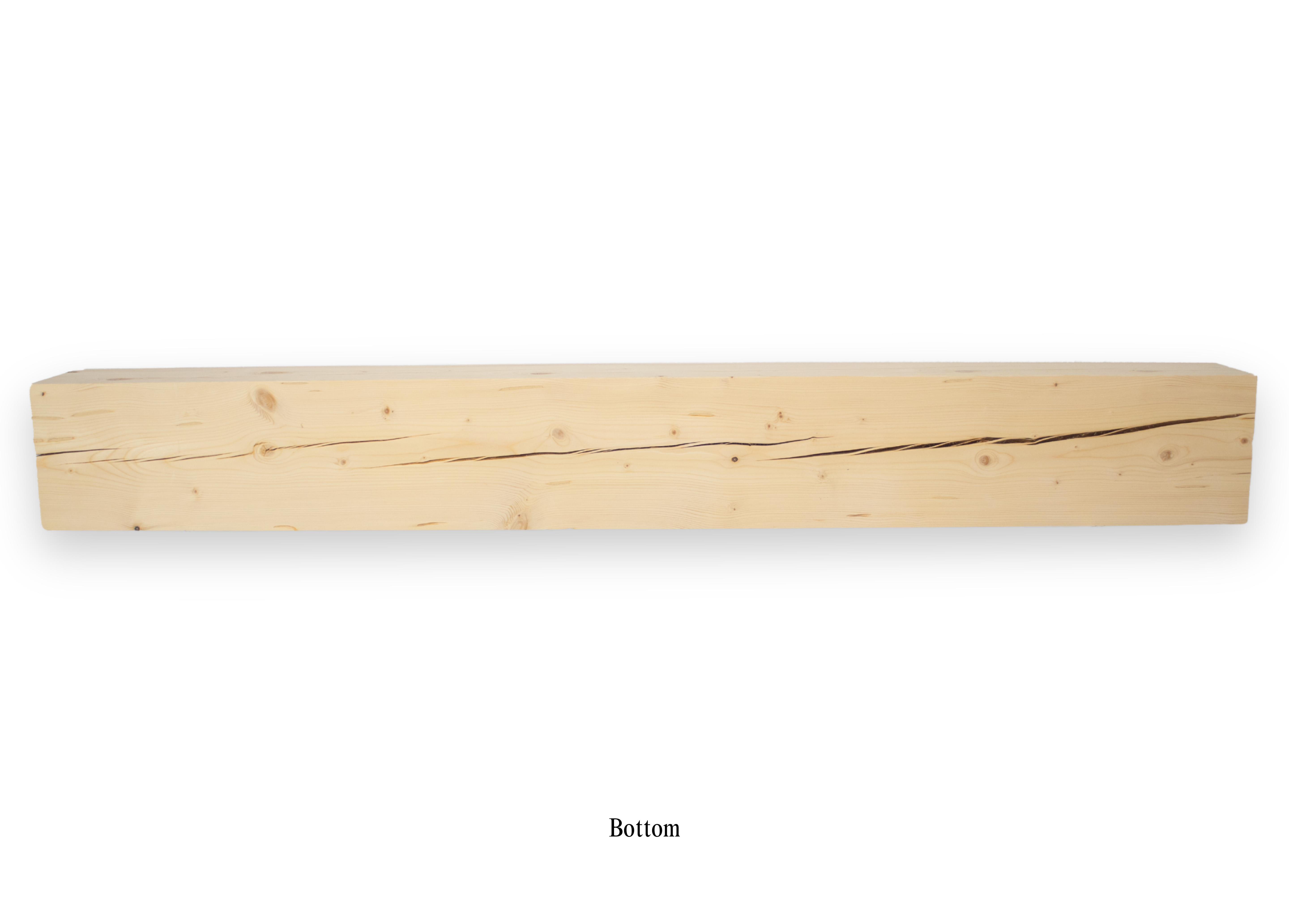 8" x 6" x 64" Solid Mantel