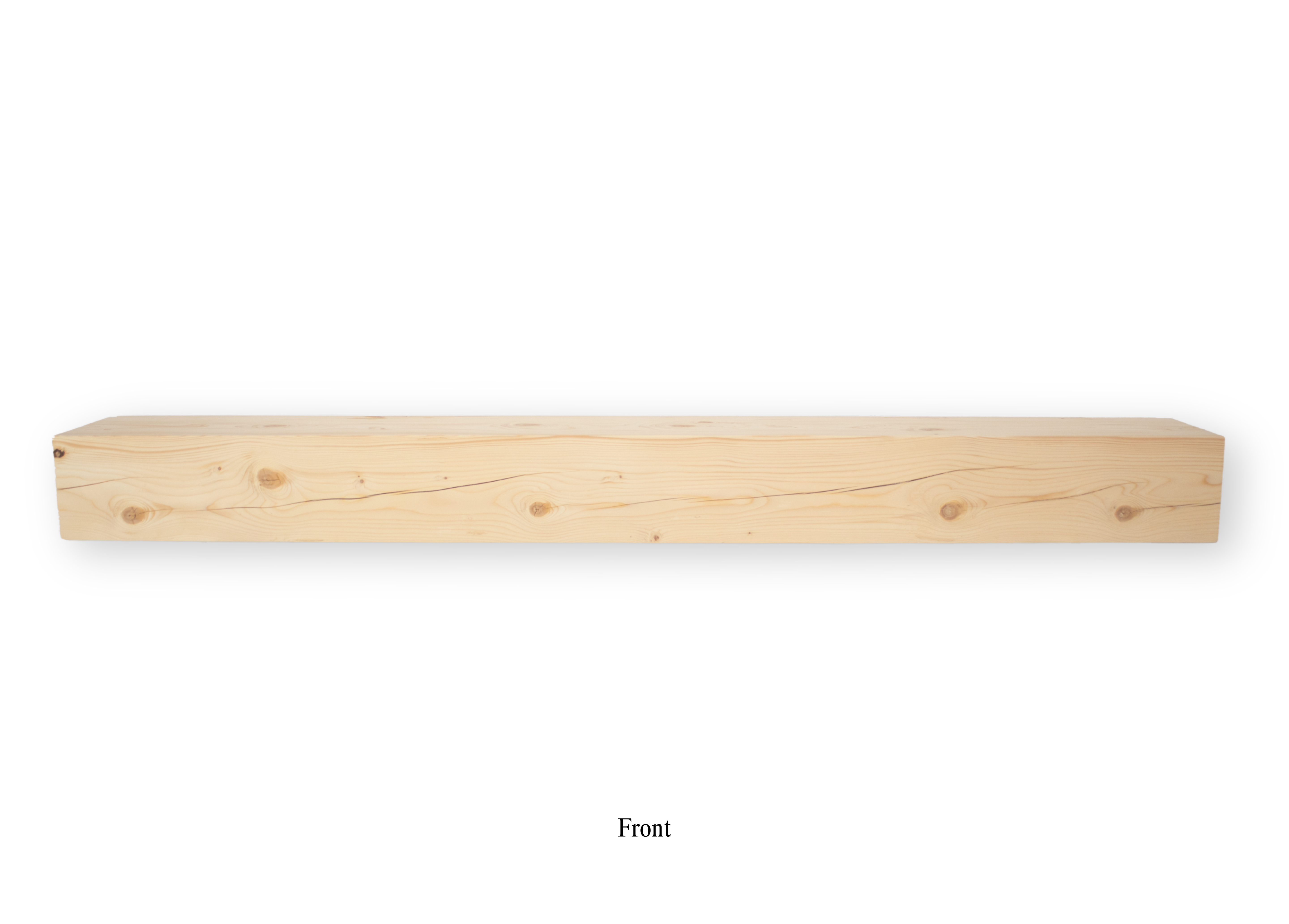 8" x 6" x 64" Solid Mantel