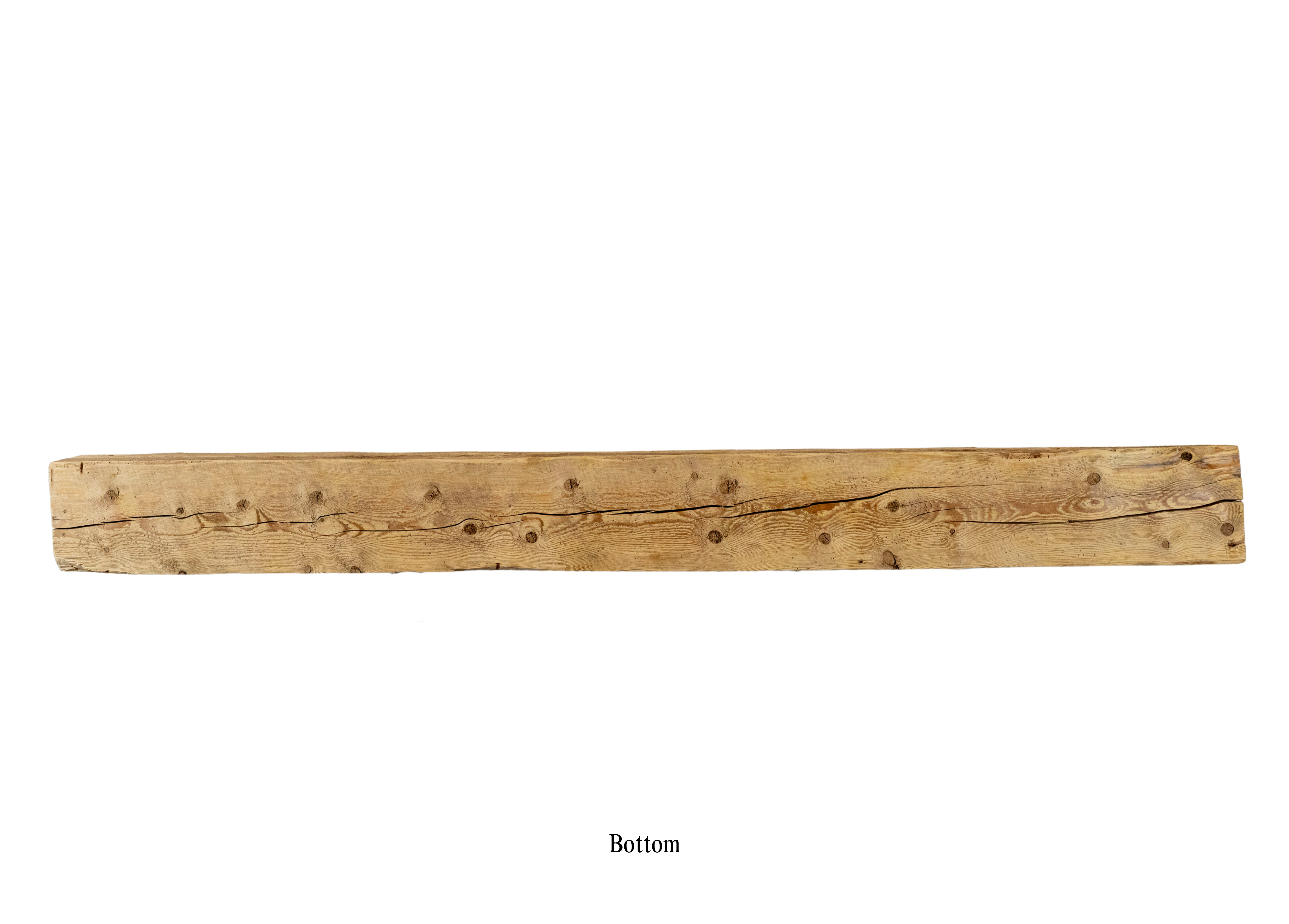 Reclaimed Barnwood Solid Mantel – 9.75” x 9.75” x 100” – SM148