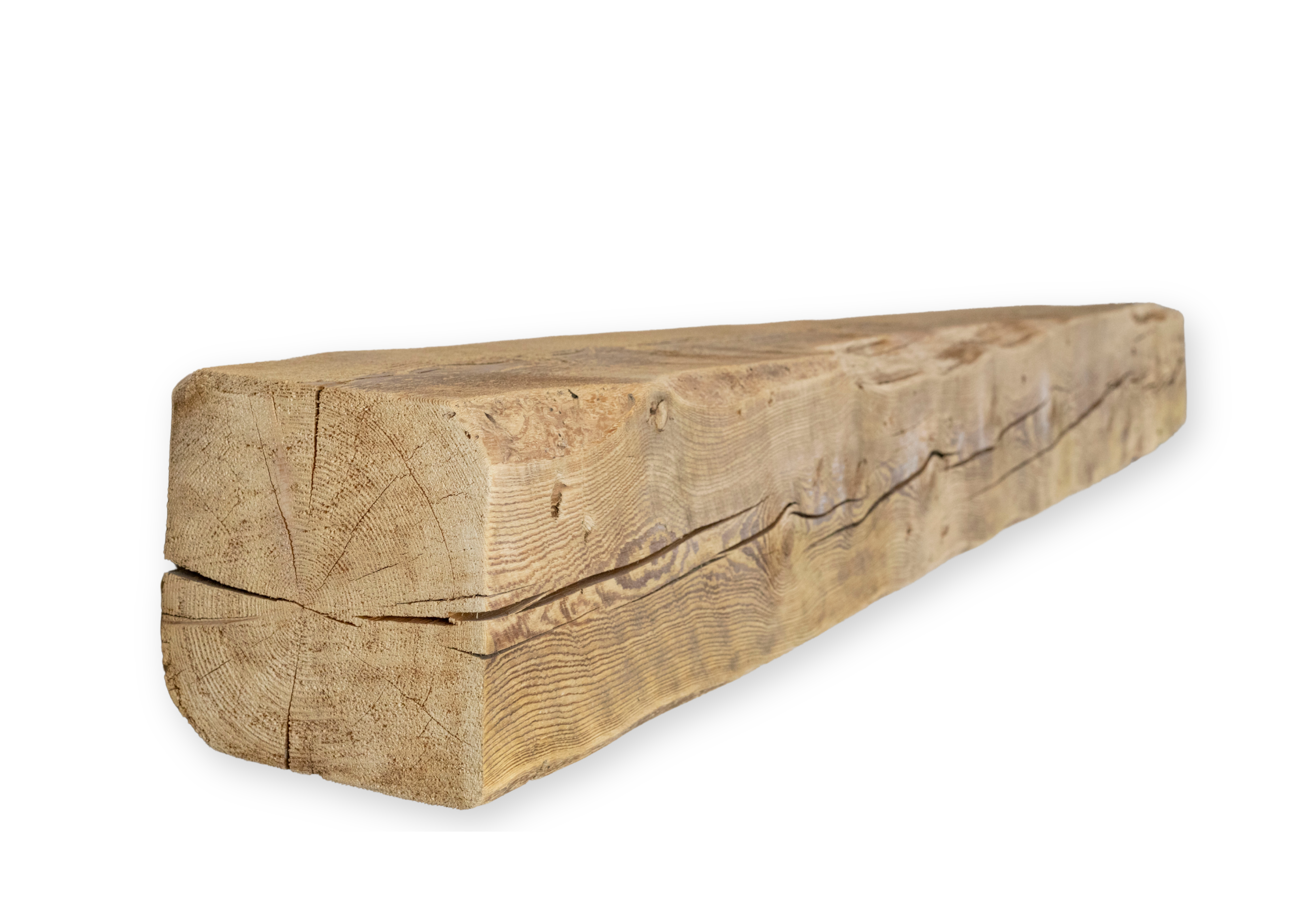 Reclaimed Barnwood Solid Mantel – 9.75” x 9.75” x 100” – SM148