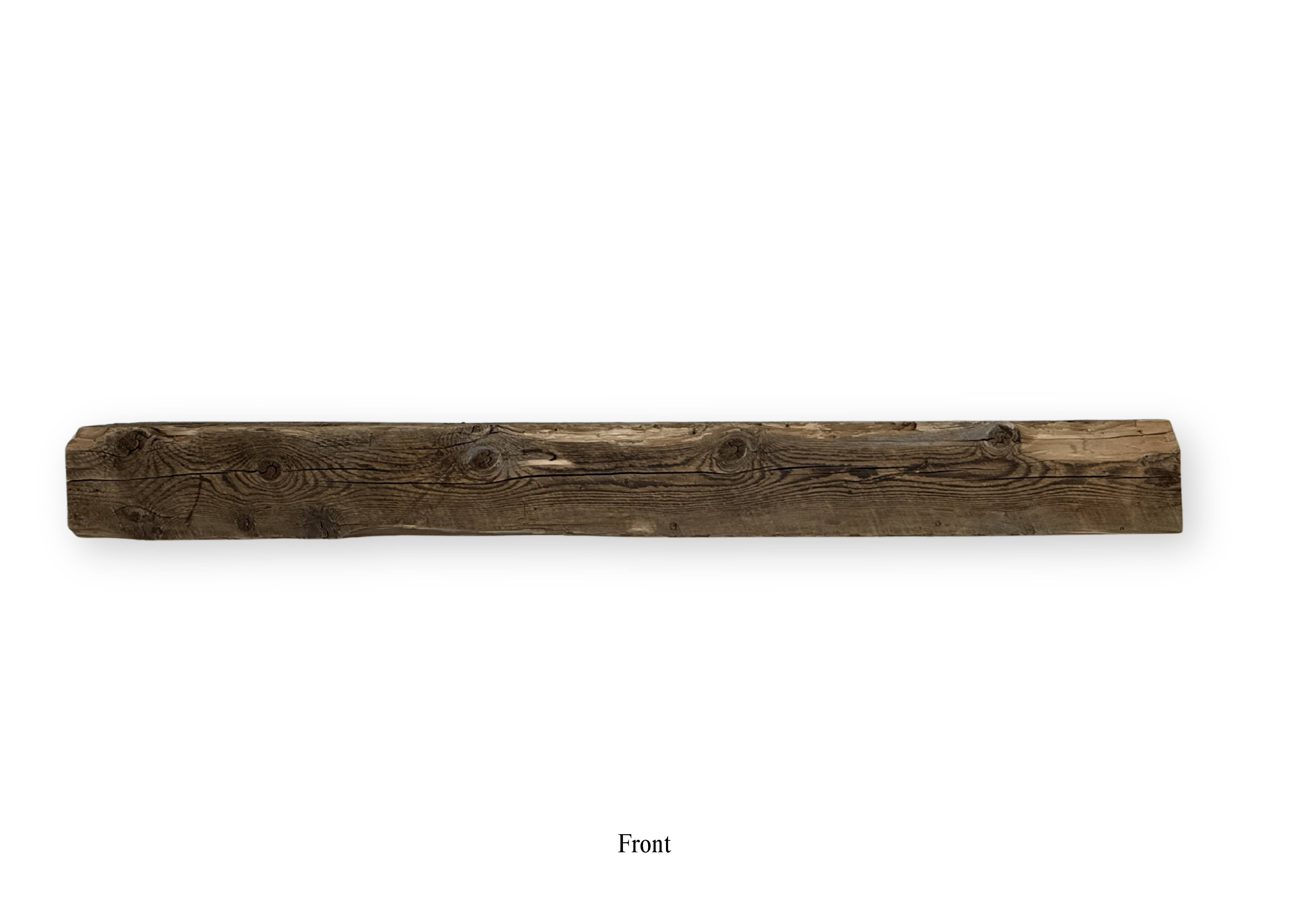 12"D x 9.25"H x 91.25"L Solid Mantel