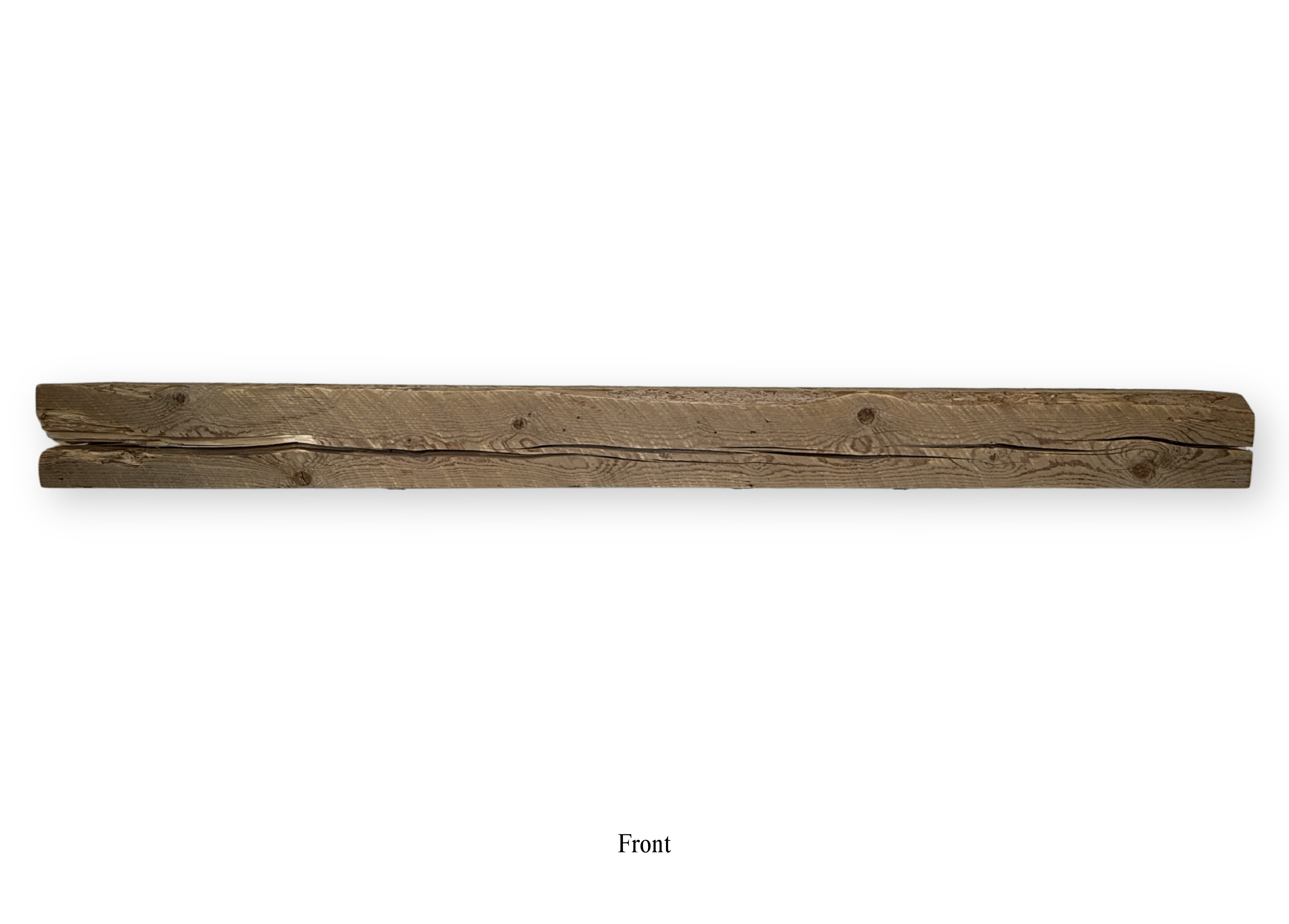 11"D x 8"H x 95.25"L Solid Mantel