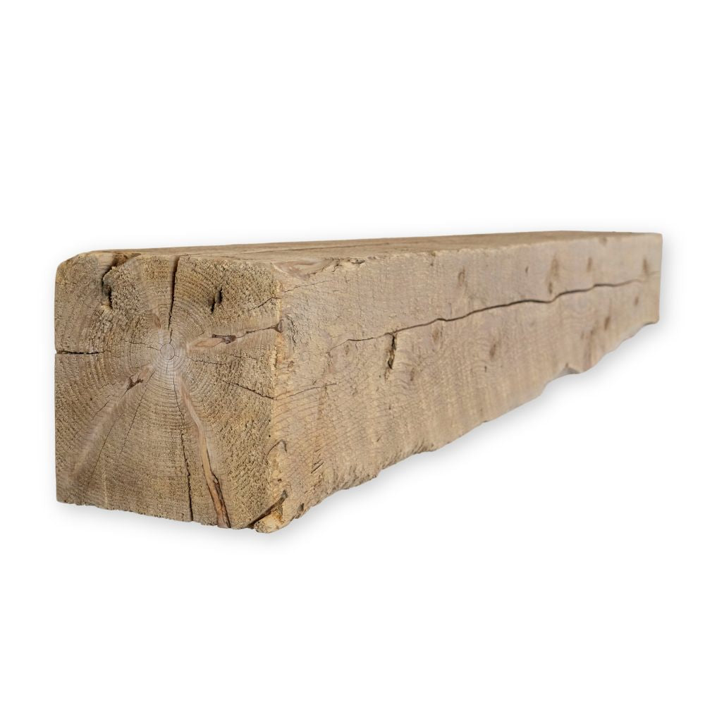 Solid Reclaimed Beam Mantels
