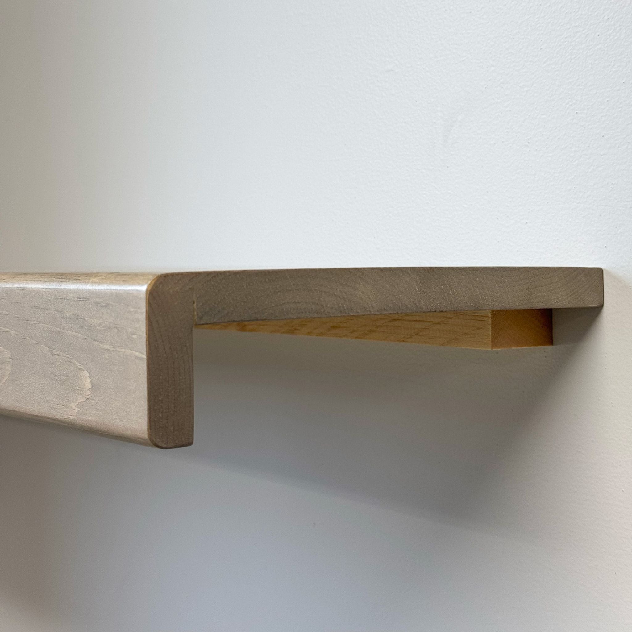 2 1/2" L-Shaped Solid Shelf – River Rock