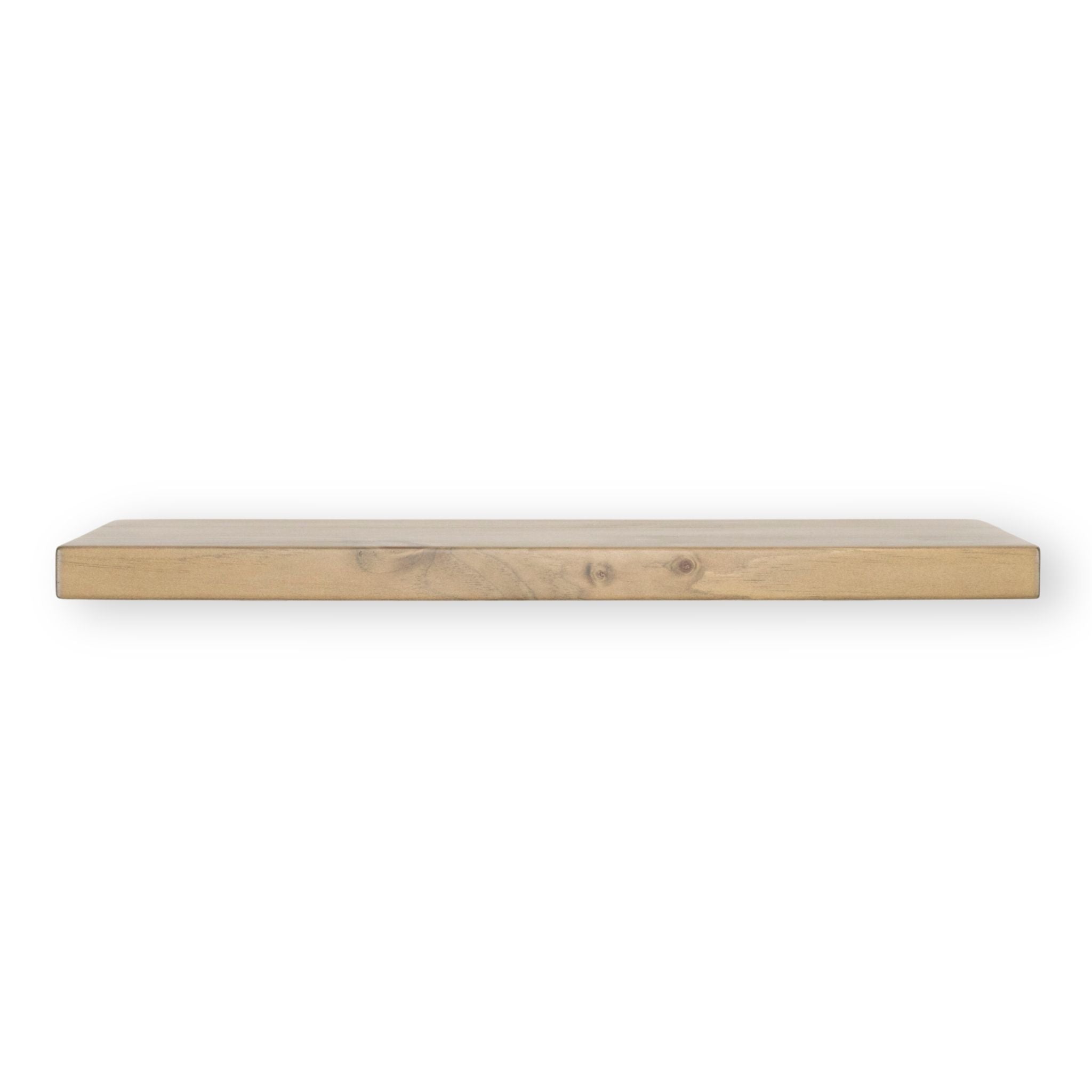 1 3/8" Finished Solid Floating Shelf – Modern