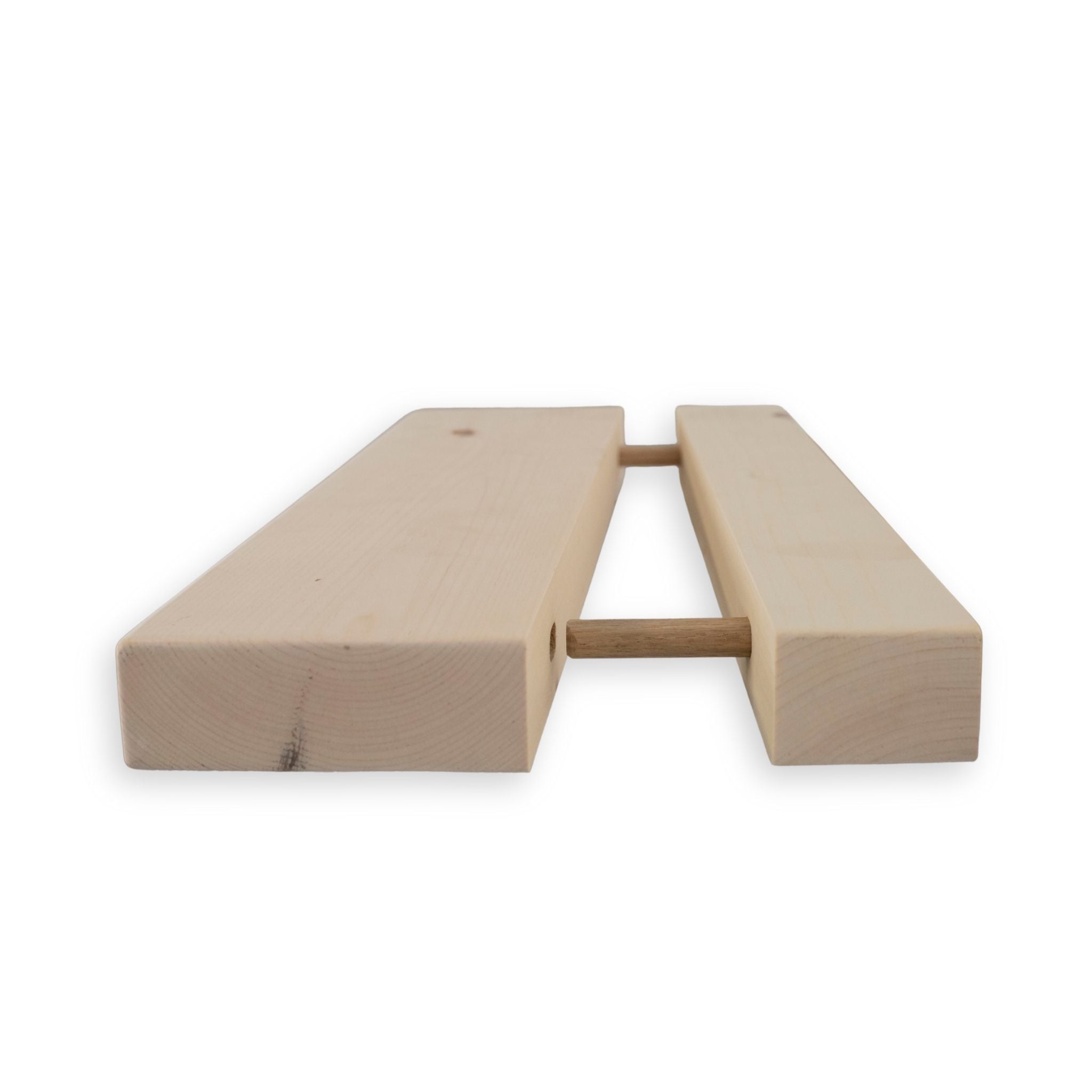 1 3/4" Raw Solid Floating Shelf – Modern