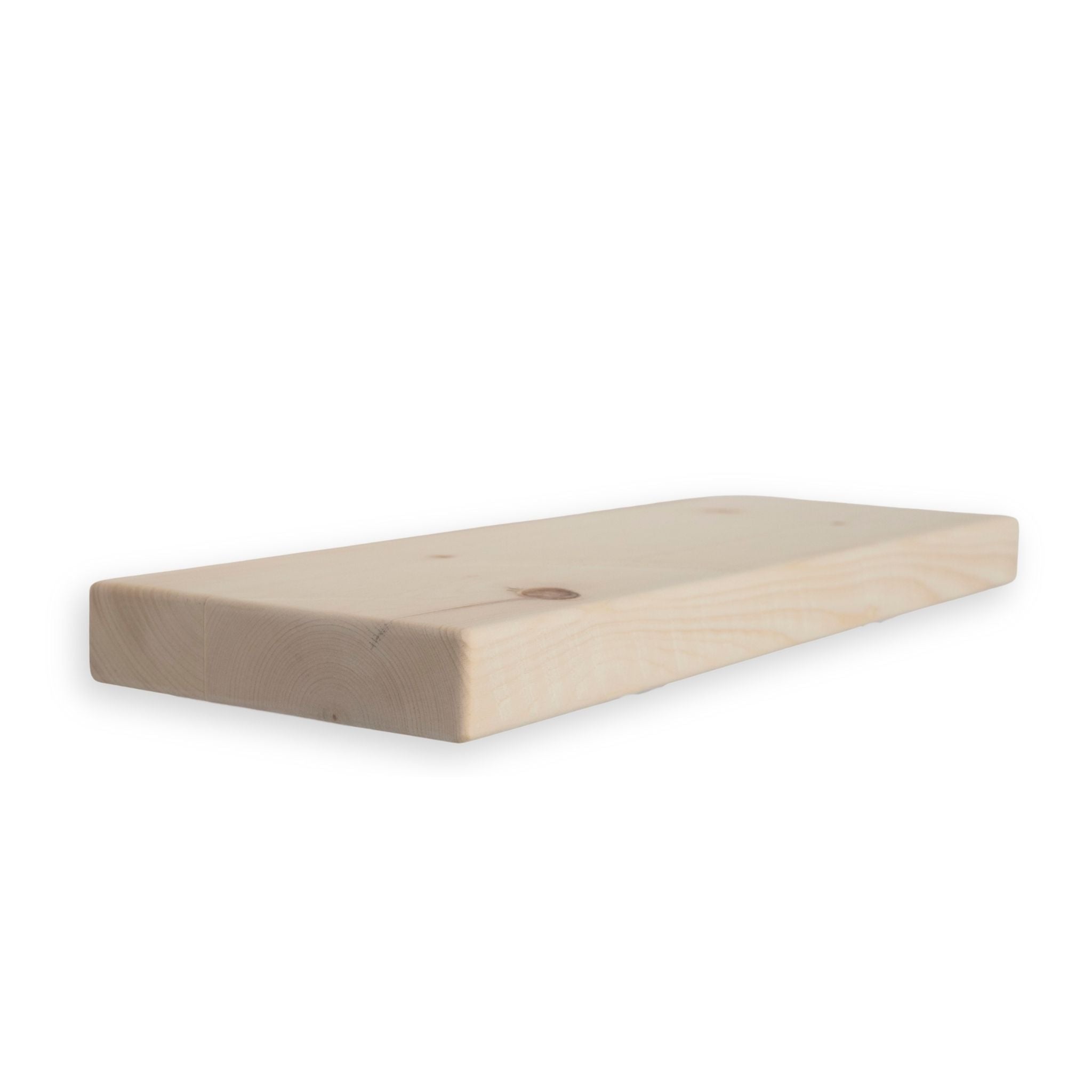 1 3/4" Raw Solid Floating Shelf – Classic