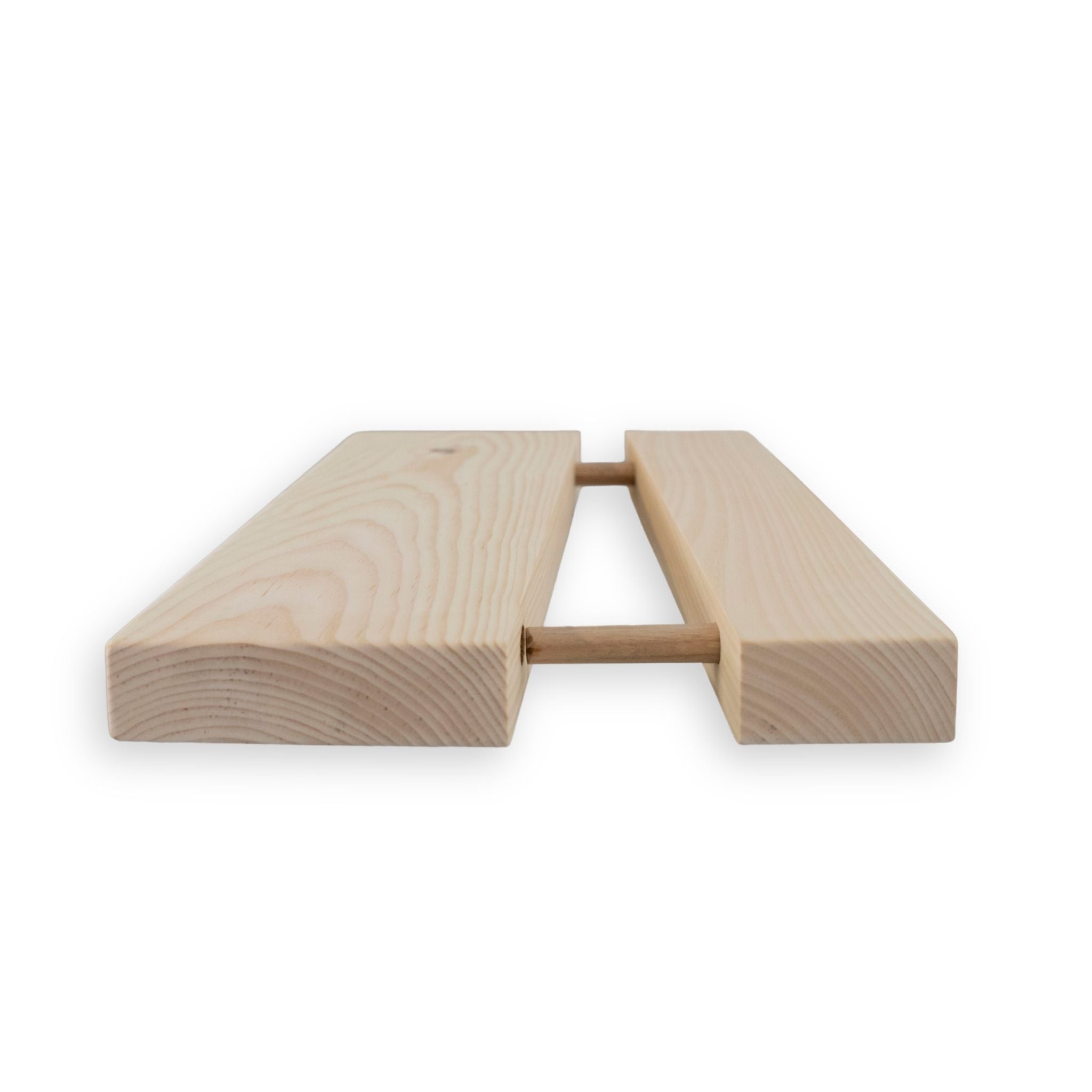 1 3/8" Raw Solid Floating Shelf – Modern