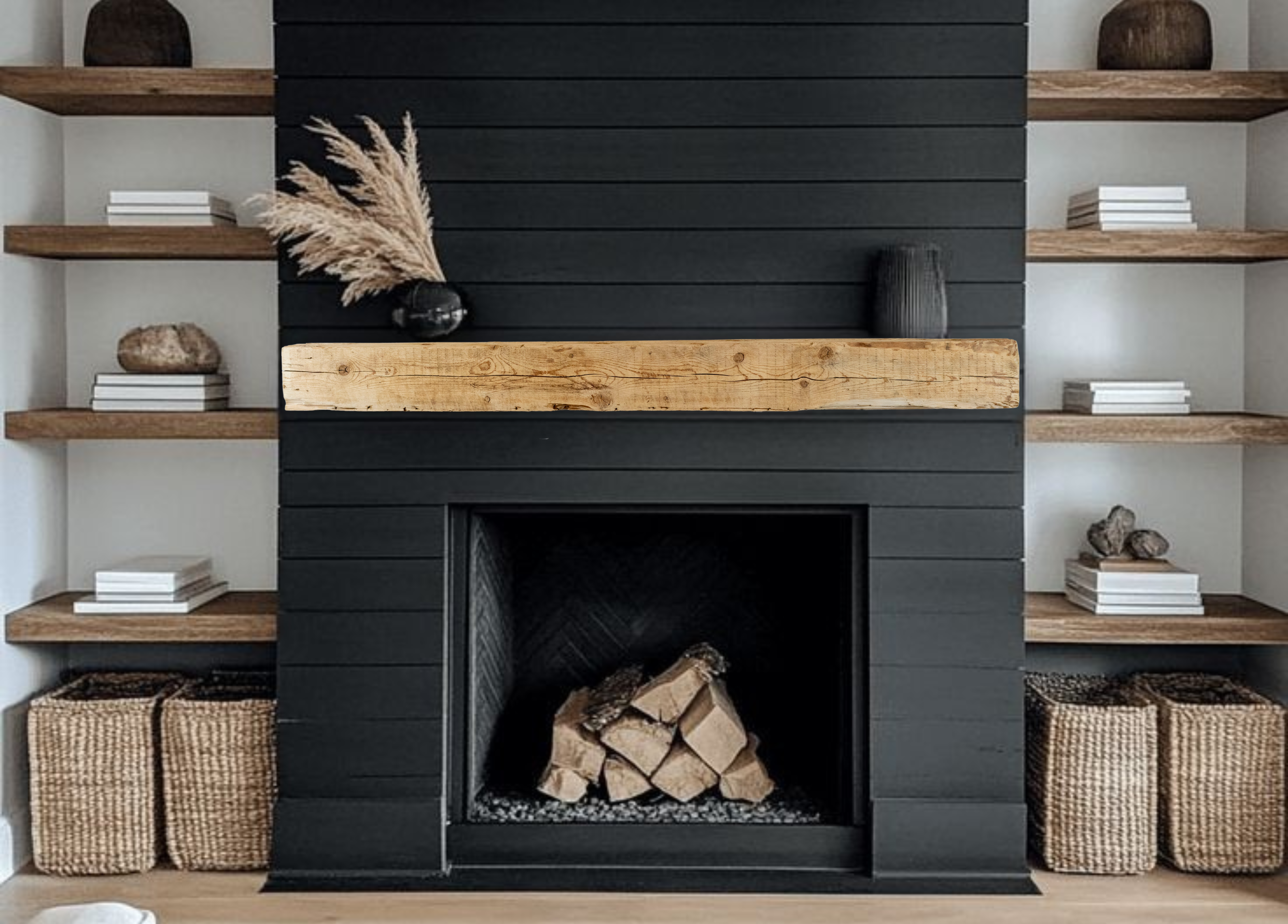9.5" x 9.5" x 109.5" Solid Mantel