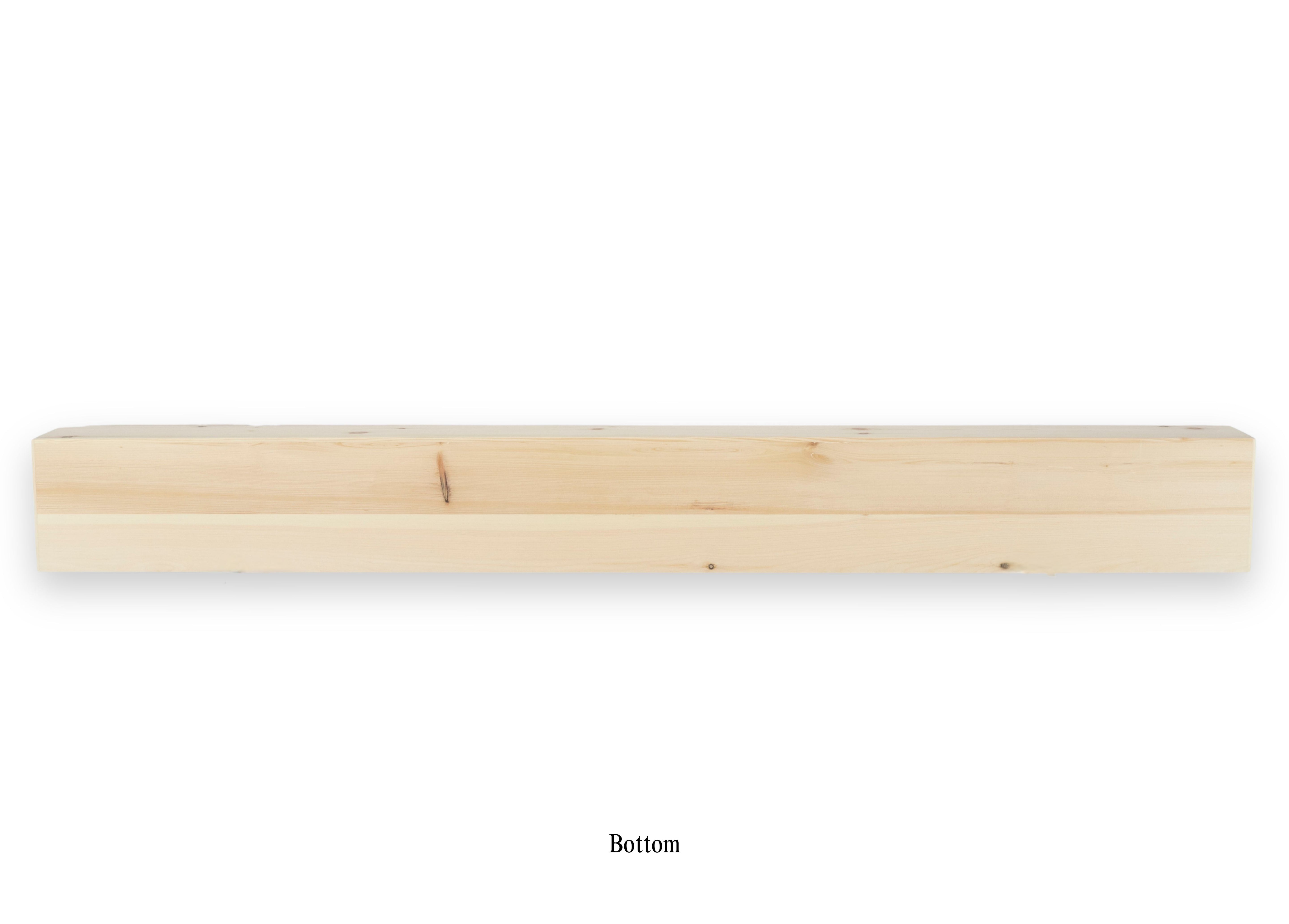 8" Deep x 6" Thick  x 72" Long Hollow Mantel Kit