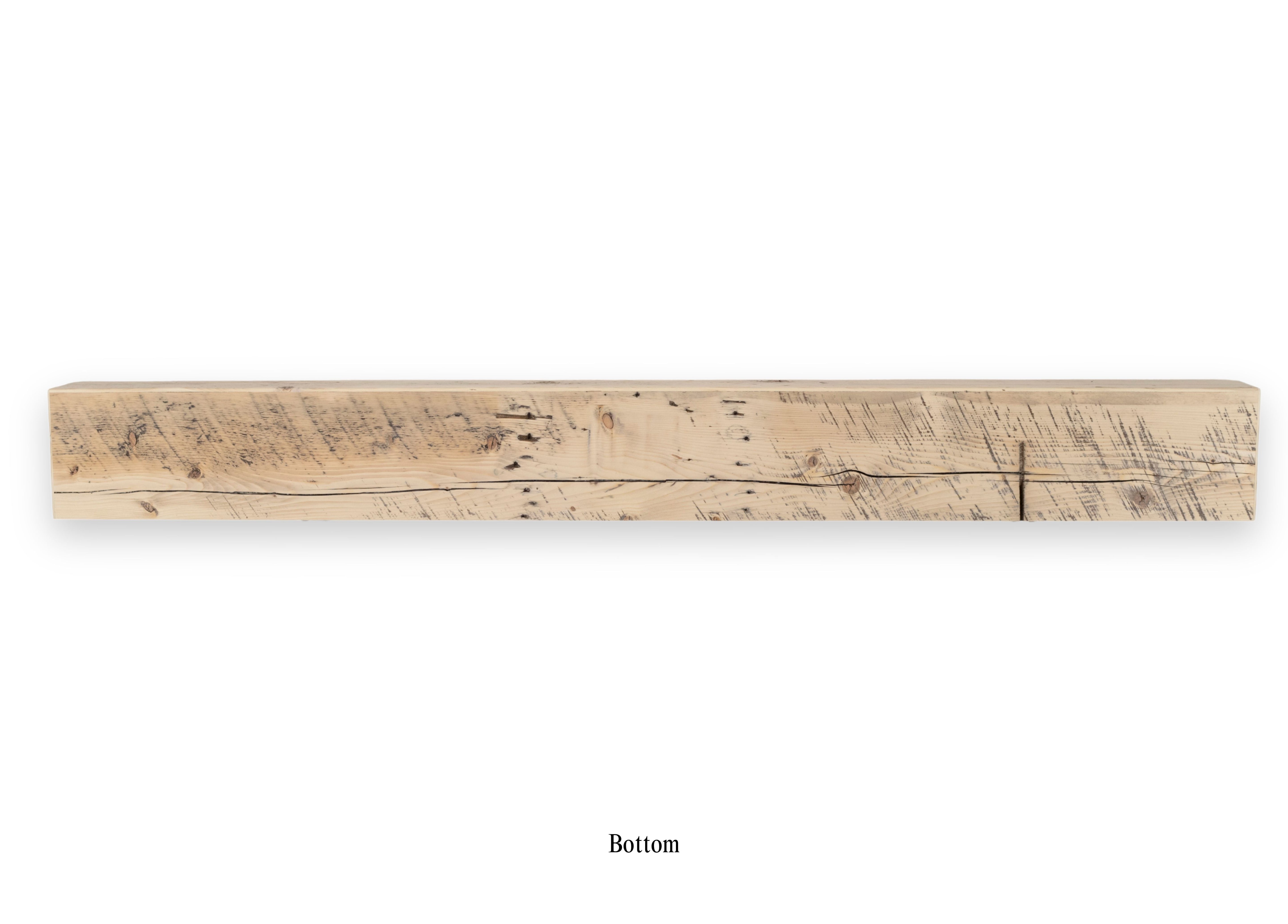 8.75" x 5.5" x 80" Reclaimed Hollow Mantel Kit